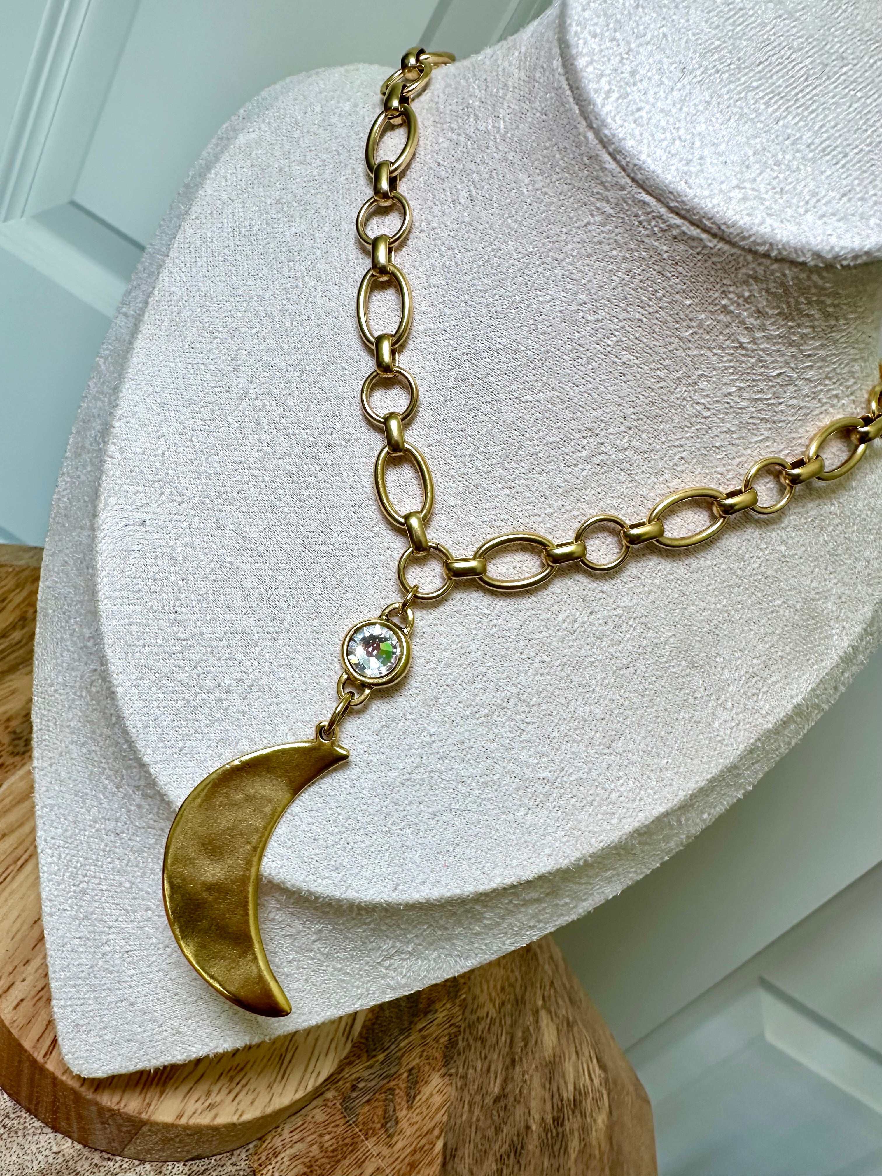 Midnight Moon Necklace