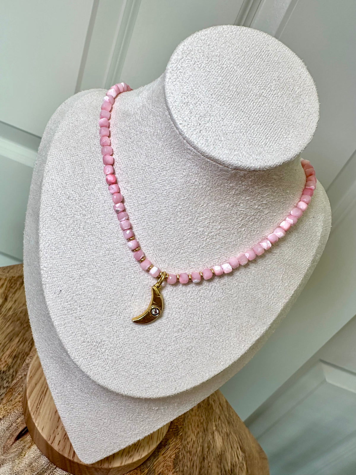 Pink Moonrise Necklace