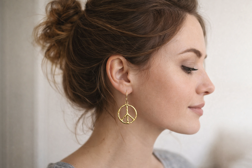 Peace Sign Earrings