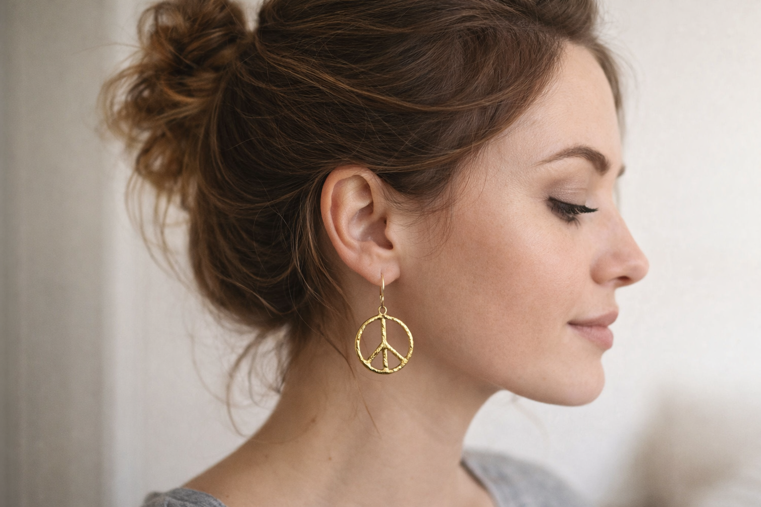 Peace Sign Earrings
