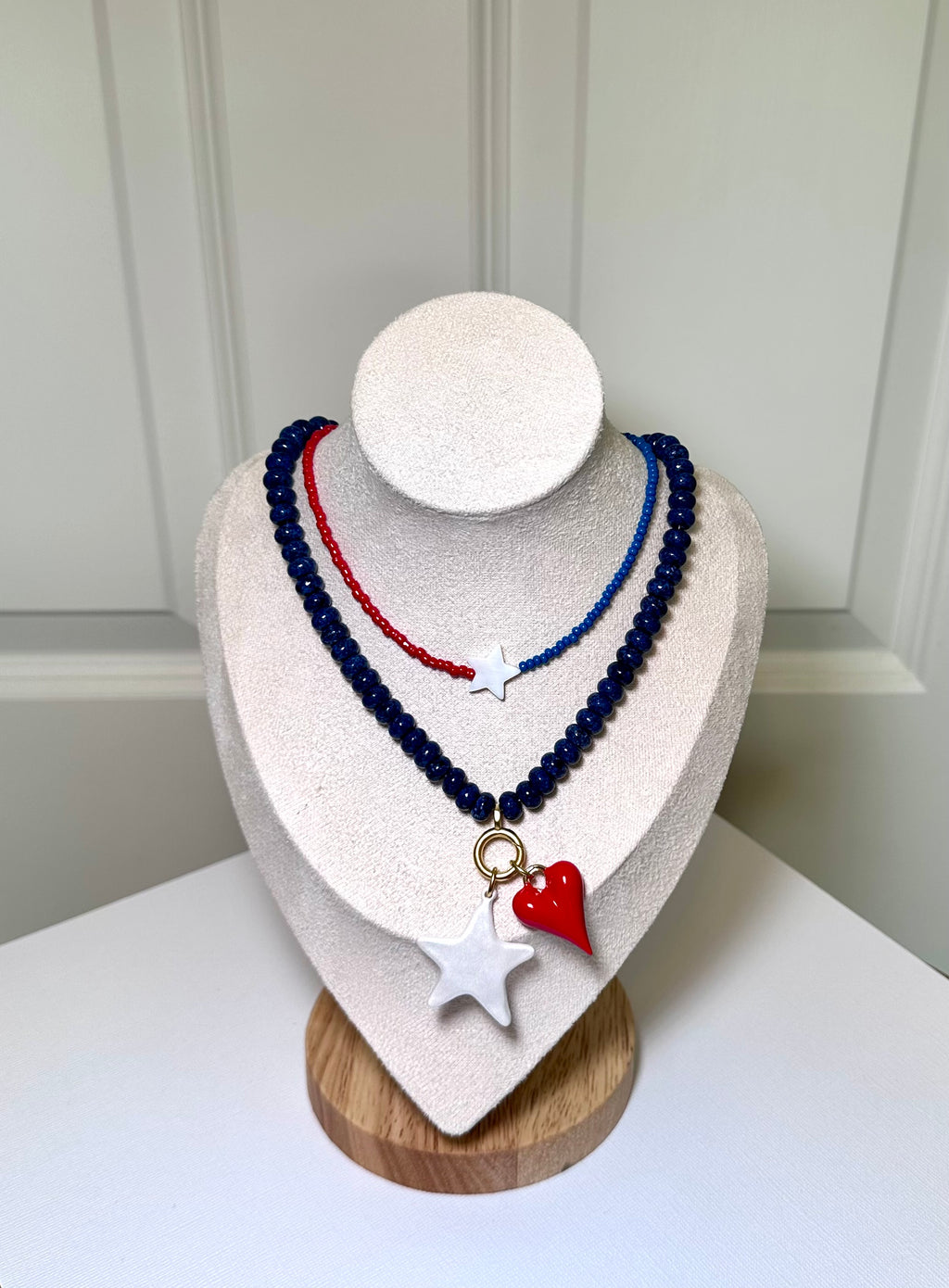 Stars & Stripes Sweetheart Necklace