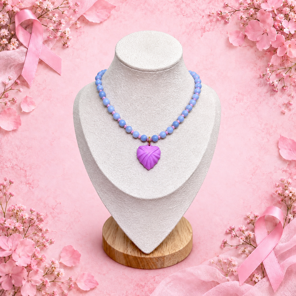 Periwinkle Petals Necklace