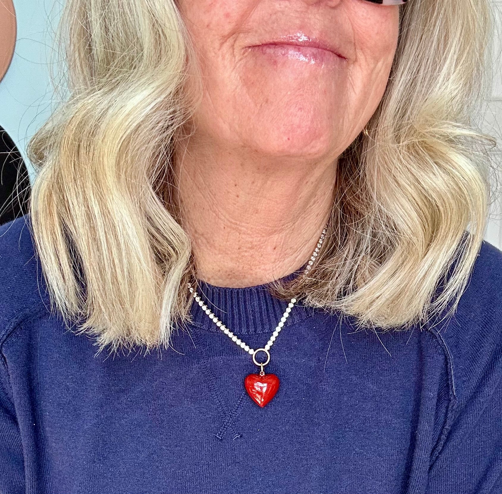 Scarlet Devotion Heart Necklace