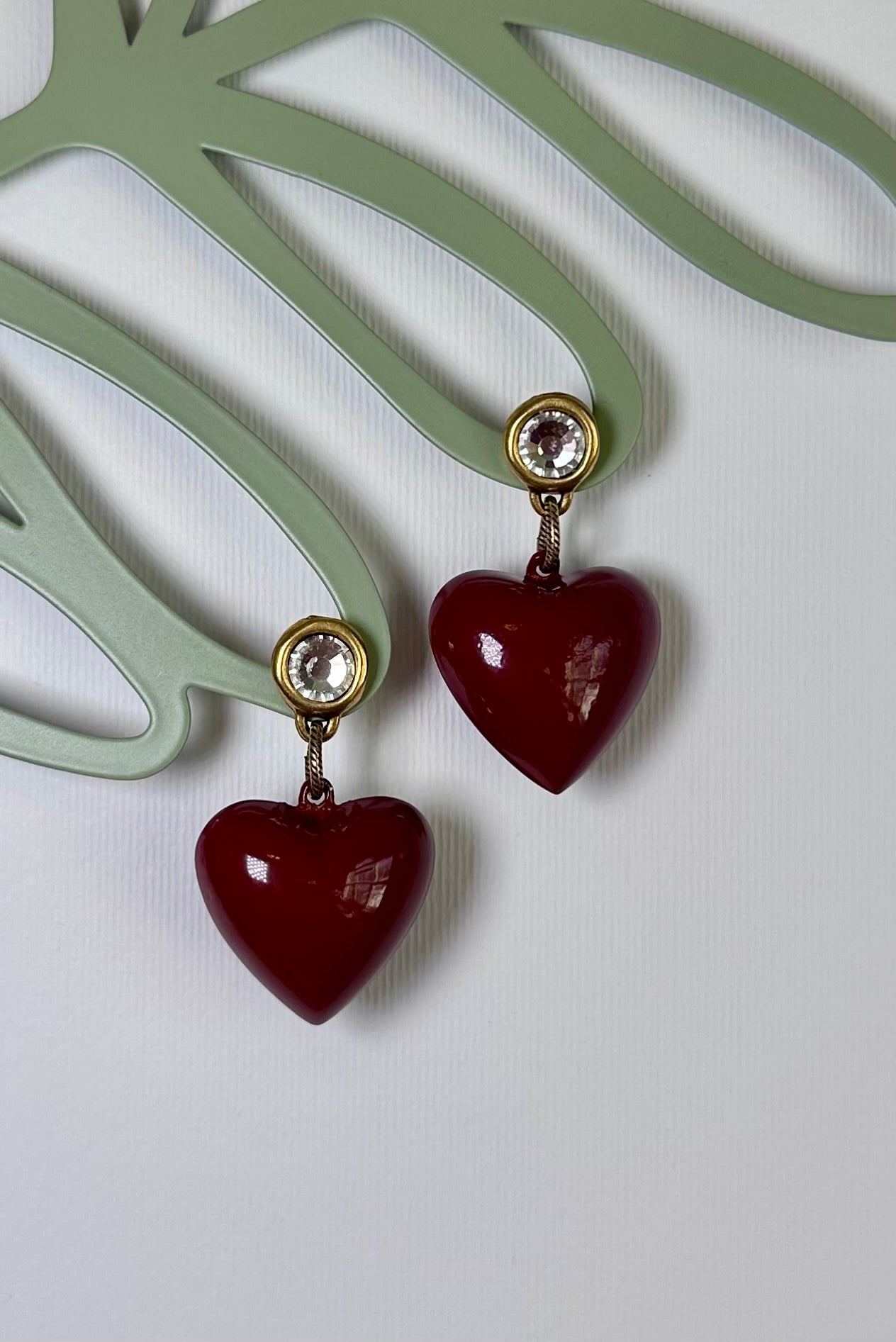 Love Letters Heart Drop Earrings