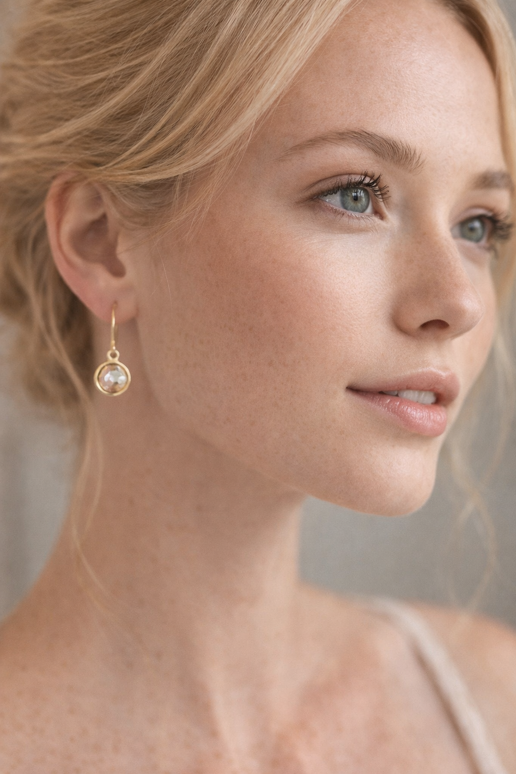Golden Glow Drop Earrings
