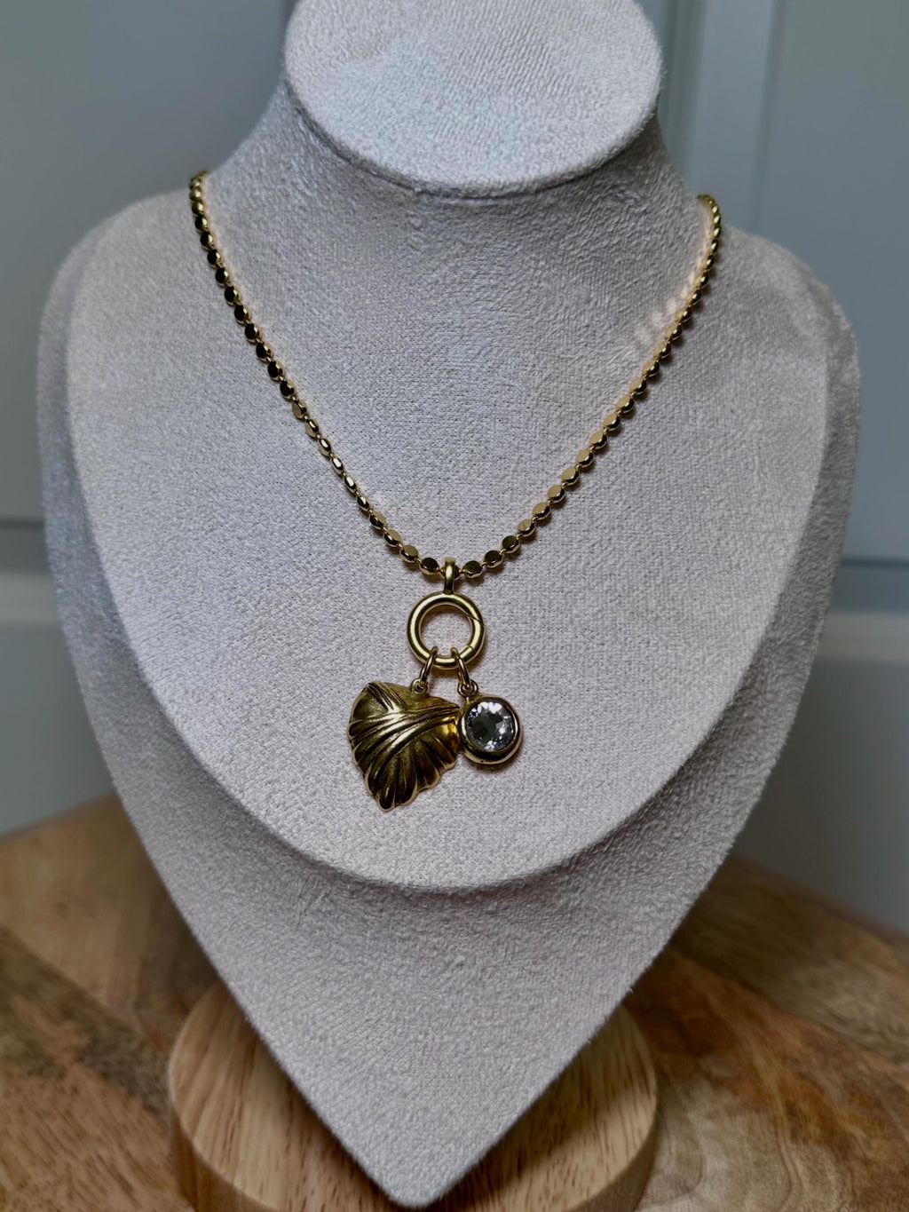 Gilded Heartlight Necklace