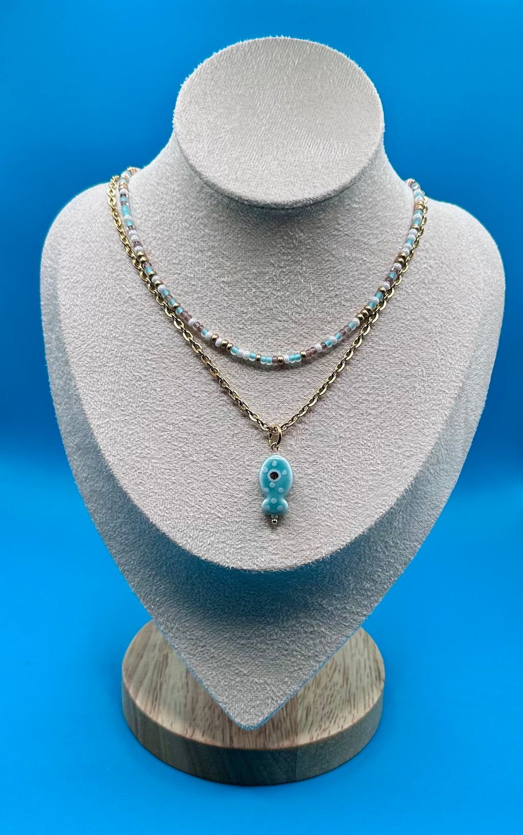 Turquoise Tides Necklace Stack