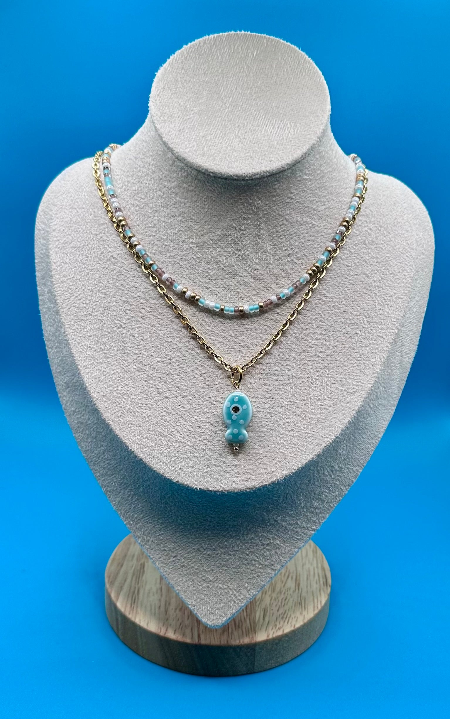Turquoise Tides Necklace Stack