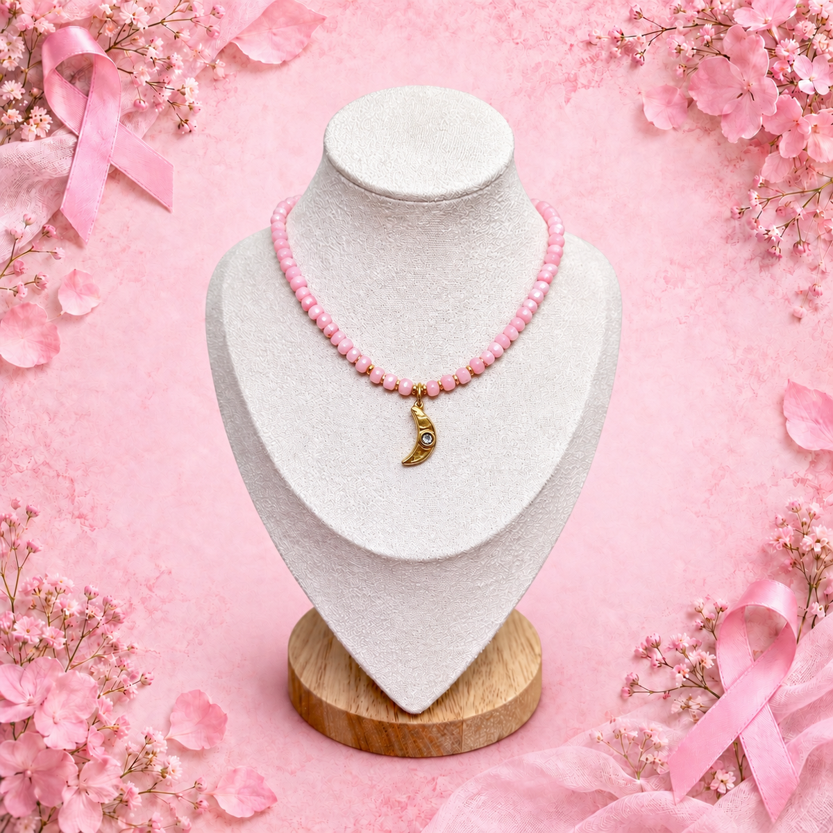 Pink Moonrise Necklace