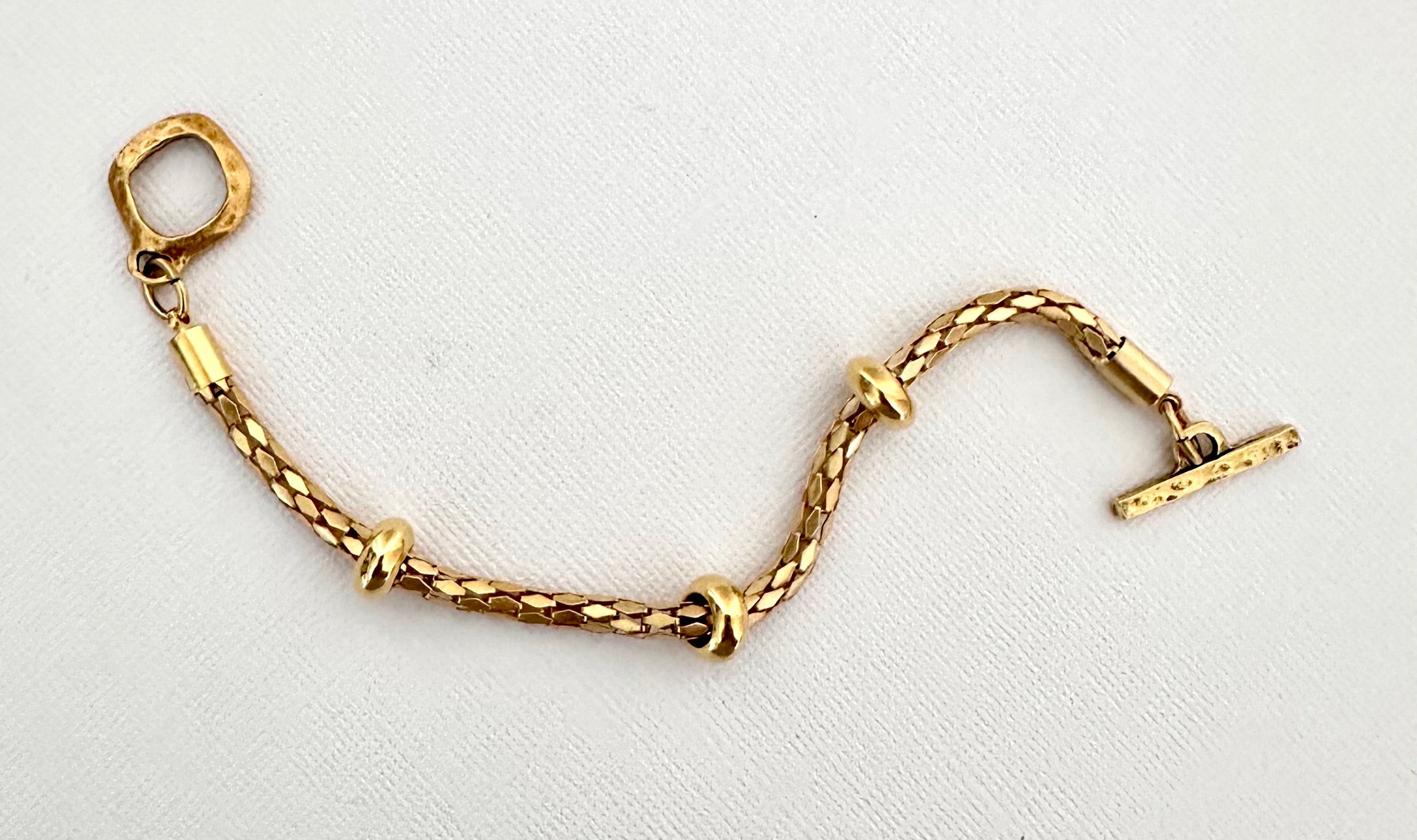 Golden Story Charm Bracelet