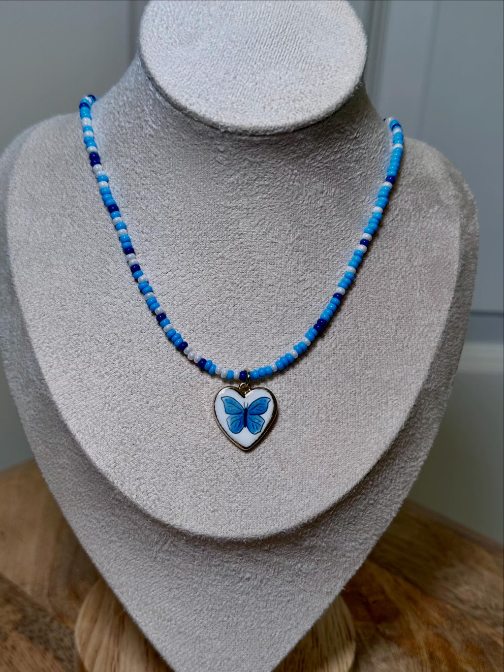 Ocean Wings Heart Necklace