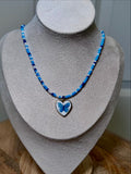 Ocean Wings Heart Necklace