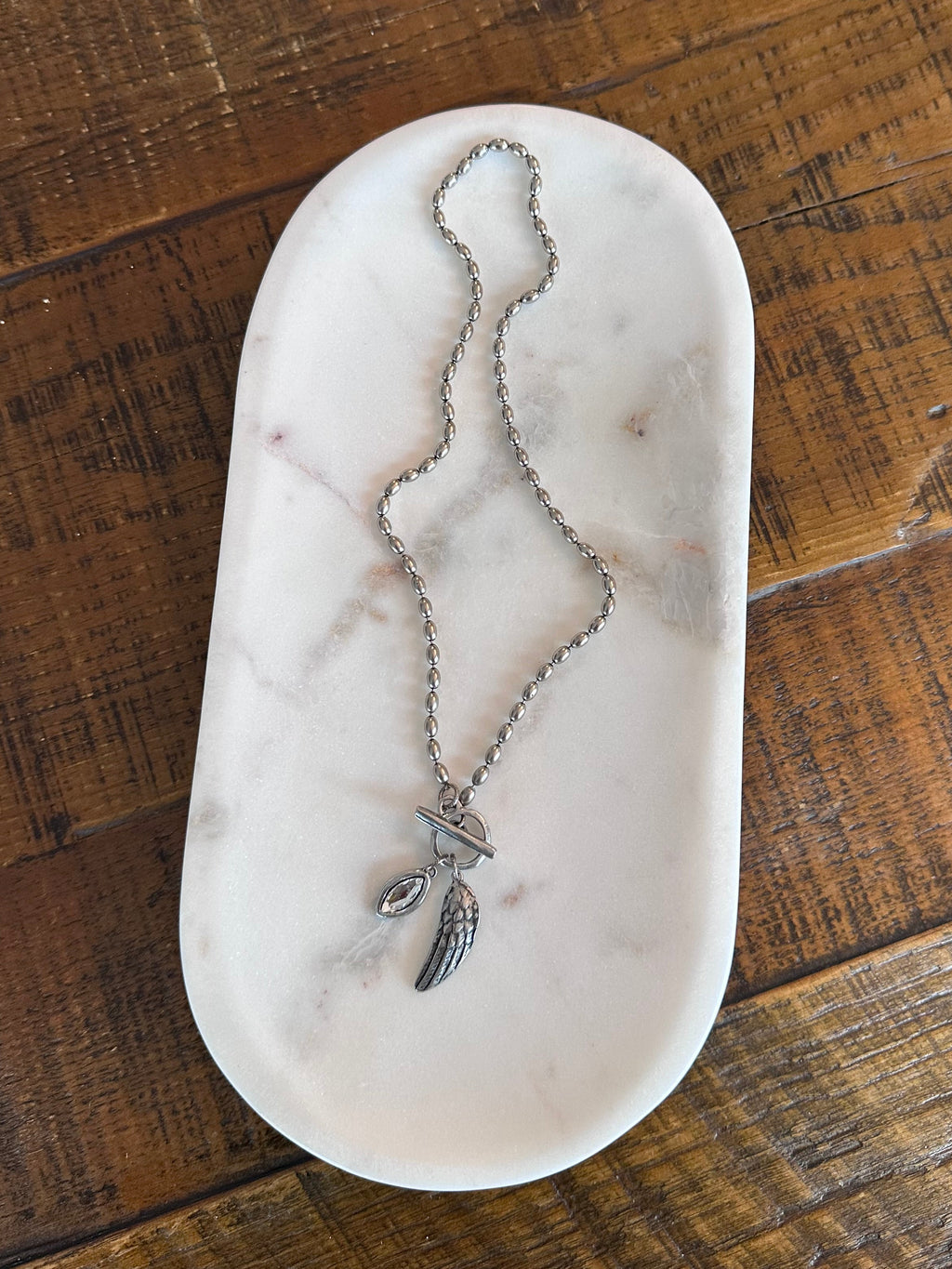 Guardian Angel Toggle Necklace