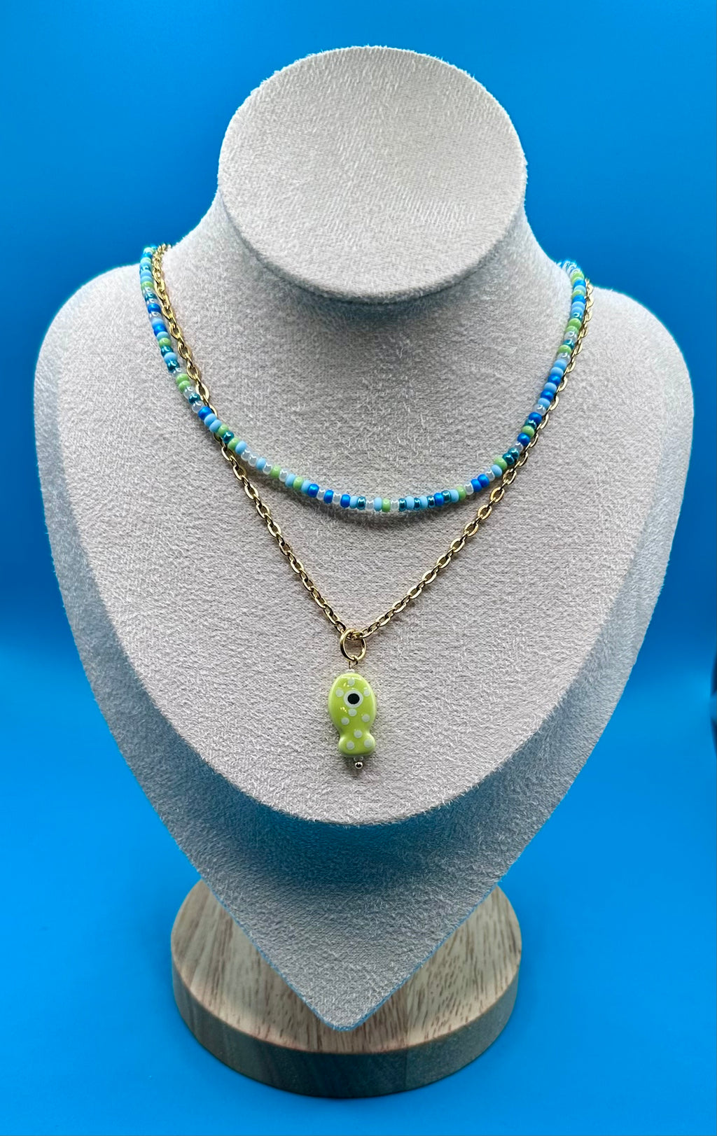 Seafoam Whimsy Necklace Stack