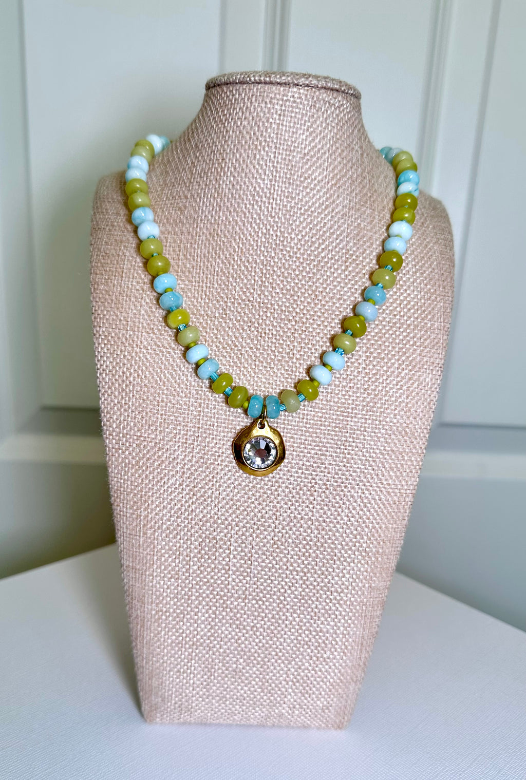 Seafoam Spark Necklace
