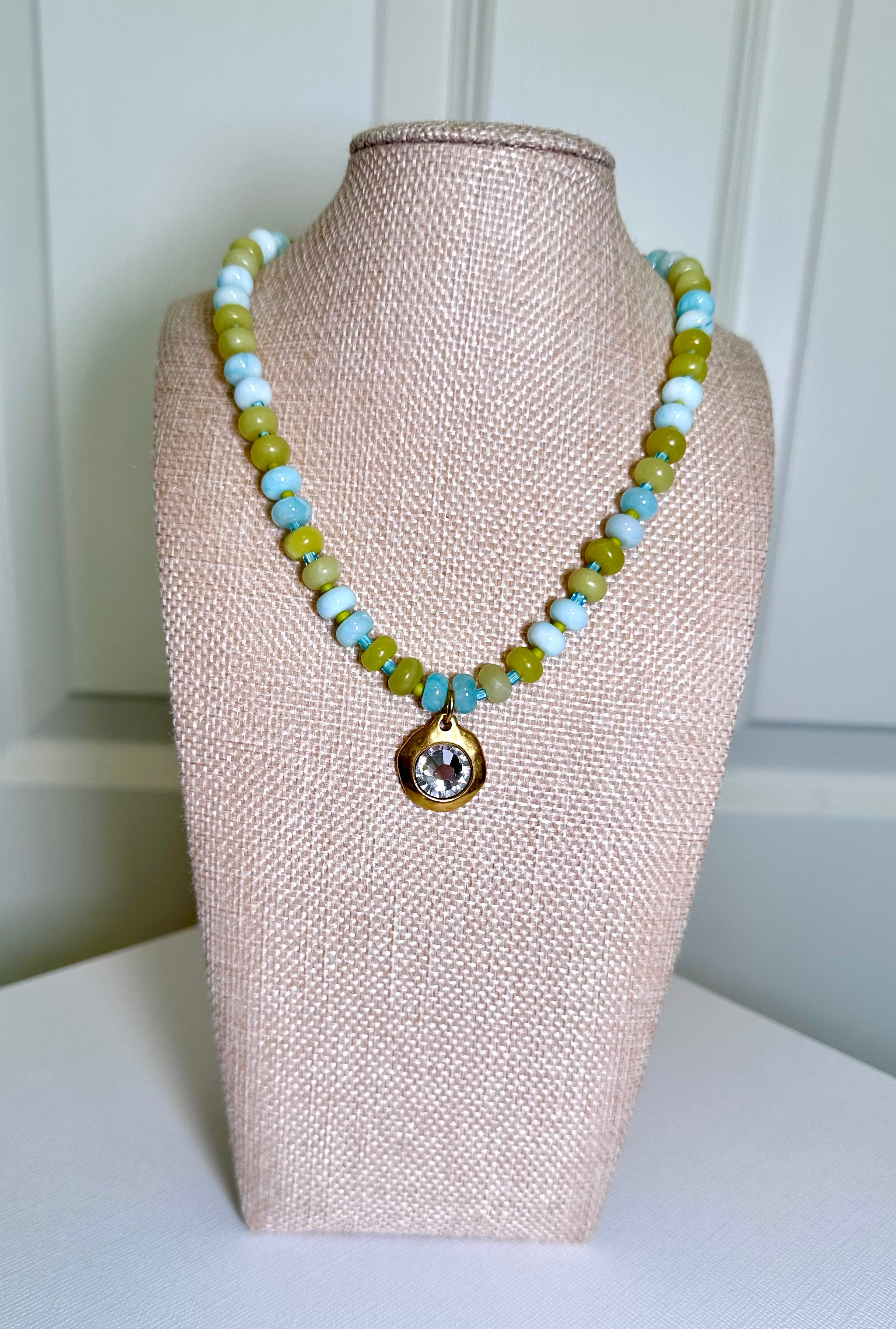 Seafoam Spark Necklace