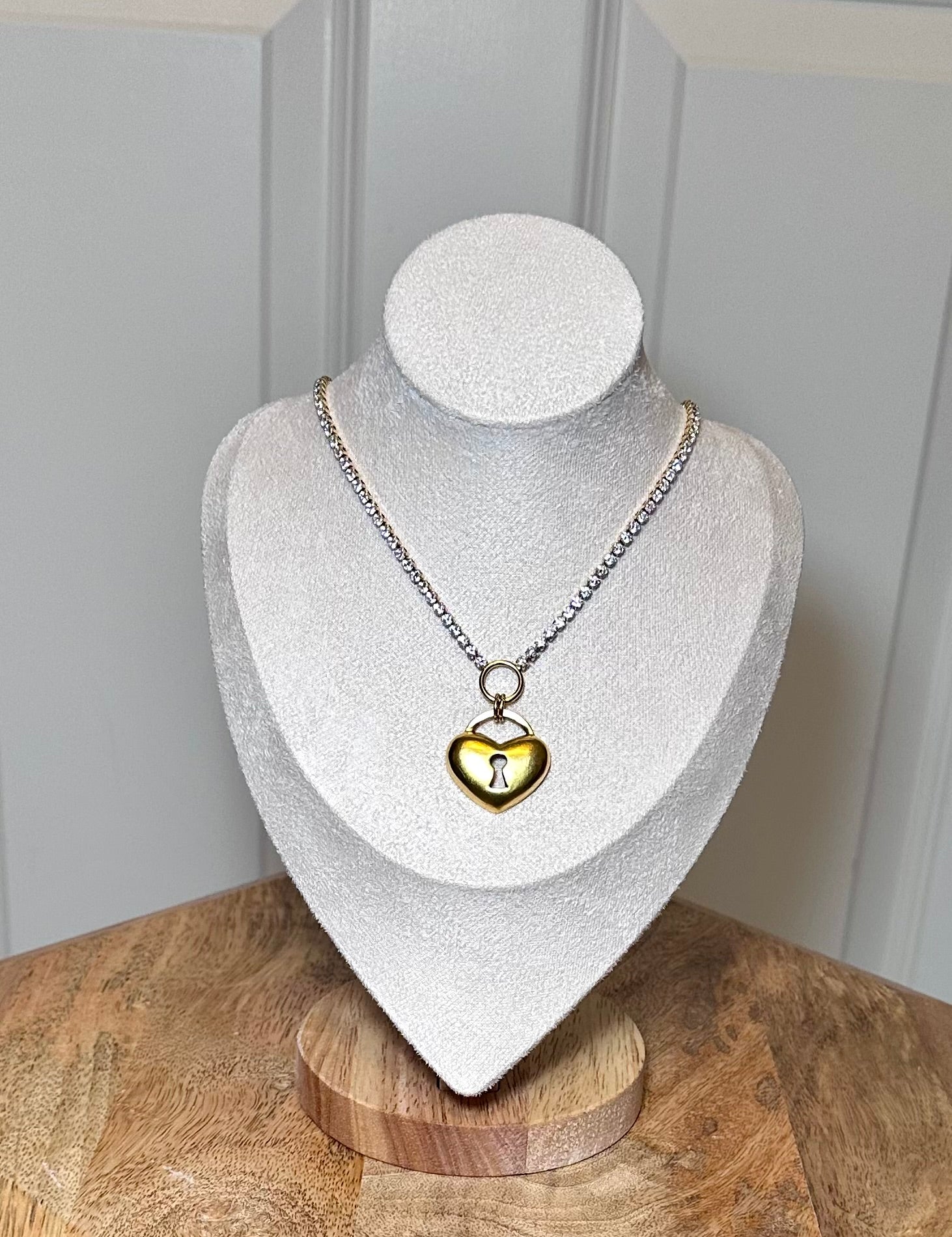 Lockstep Heart Necklace