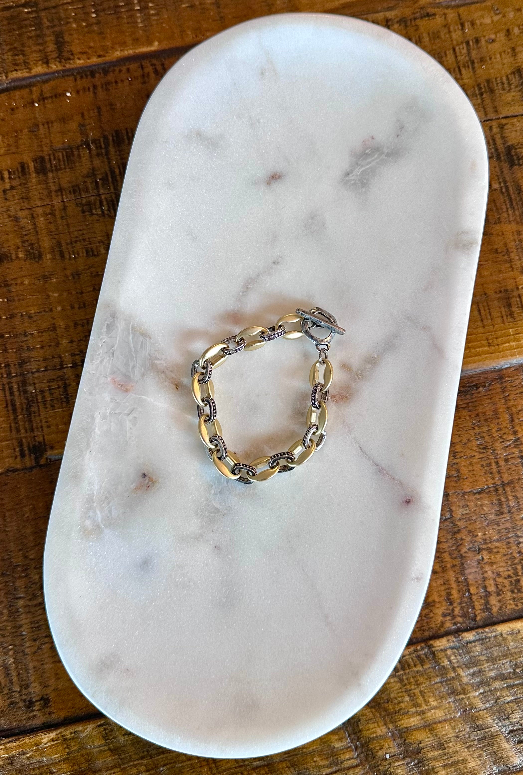 Midnight Luxe Link Bracelet
