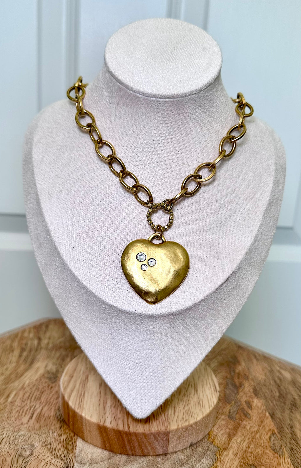 Vintage Heartbeat Necklace