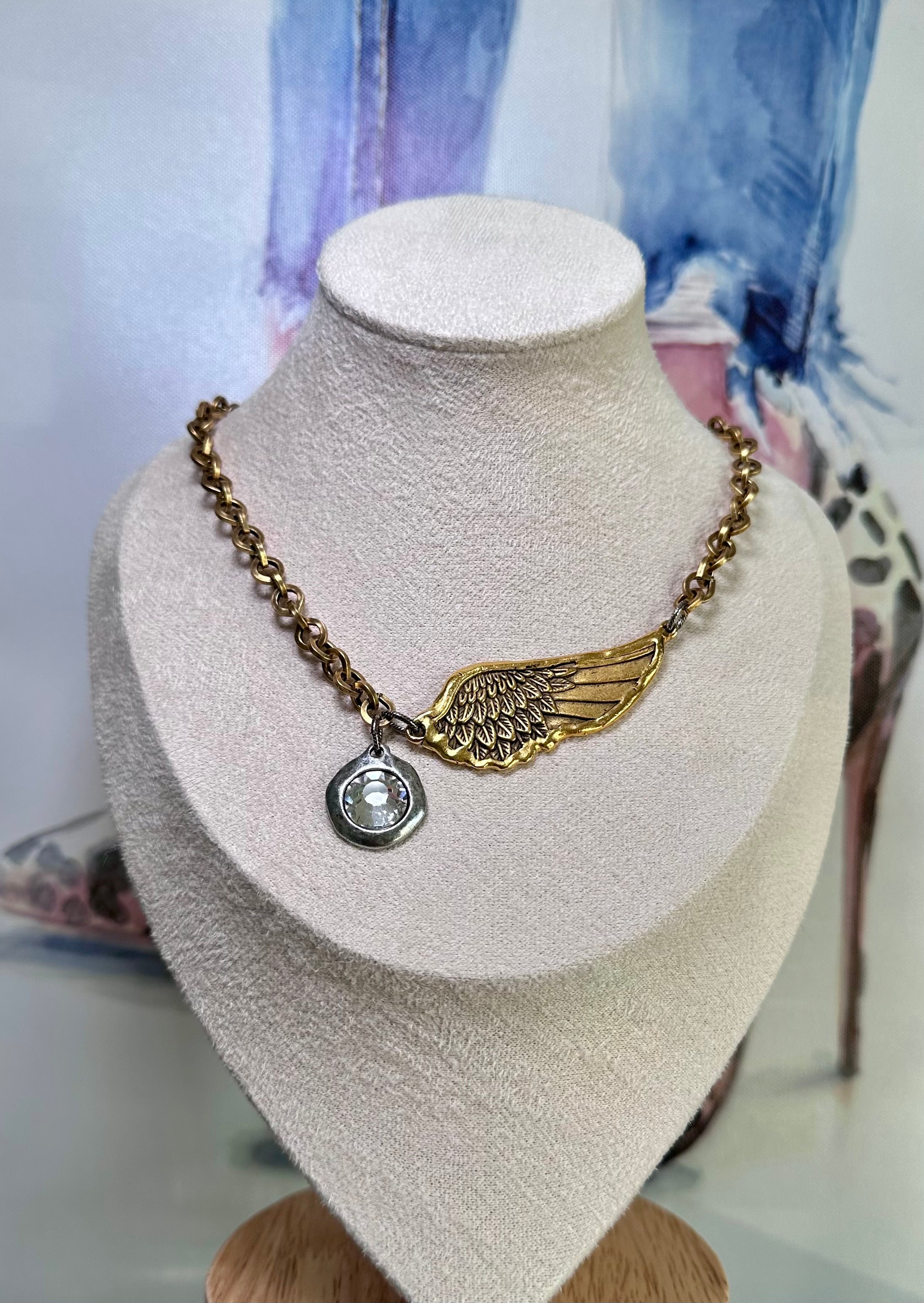 Heaven’s Whisper Wing Necklace
