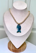Blue Current Necklace