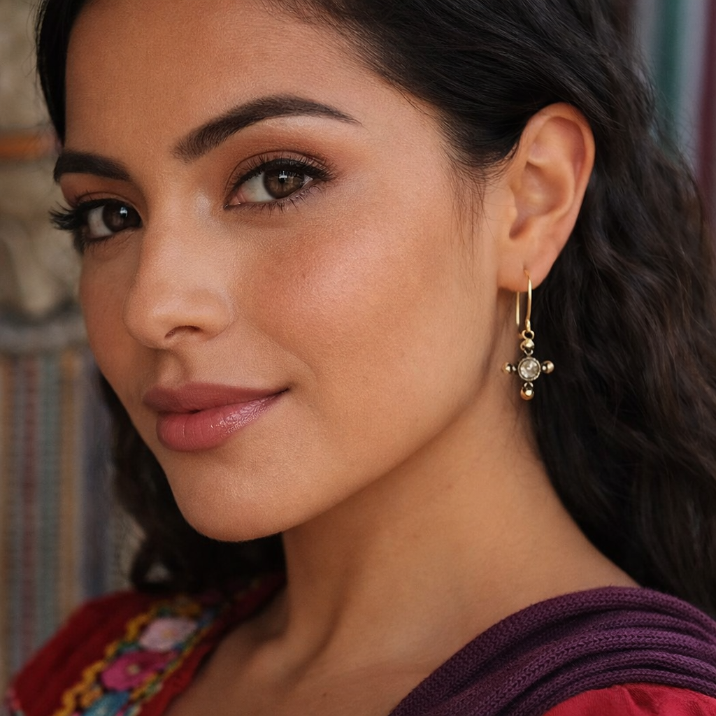 Camino Cross Earrings