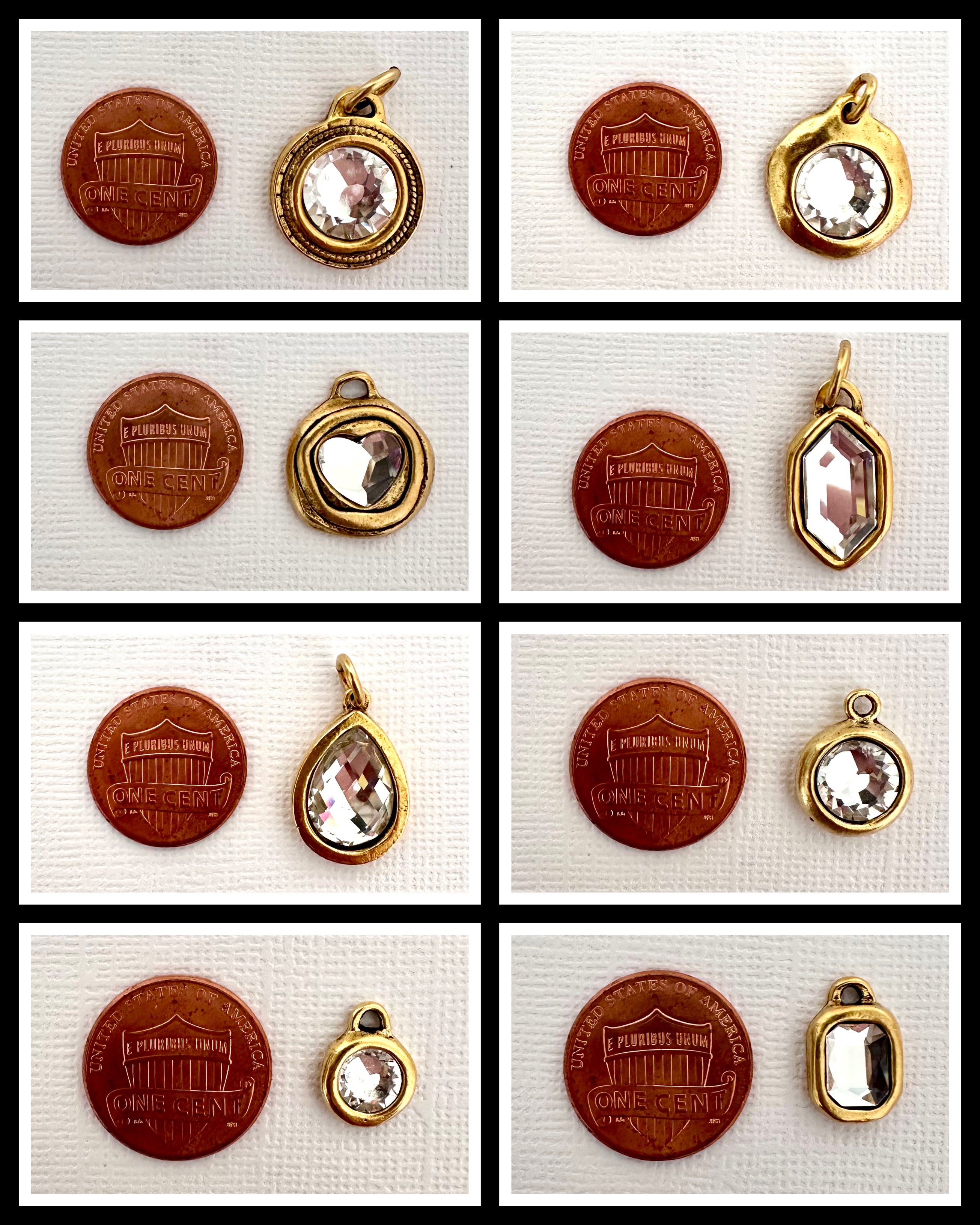 Crystal Charms for Necklaces & Bracelets