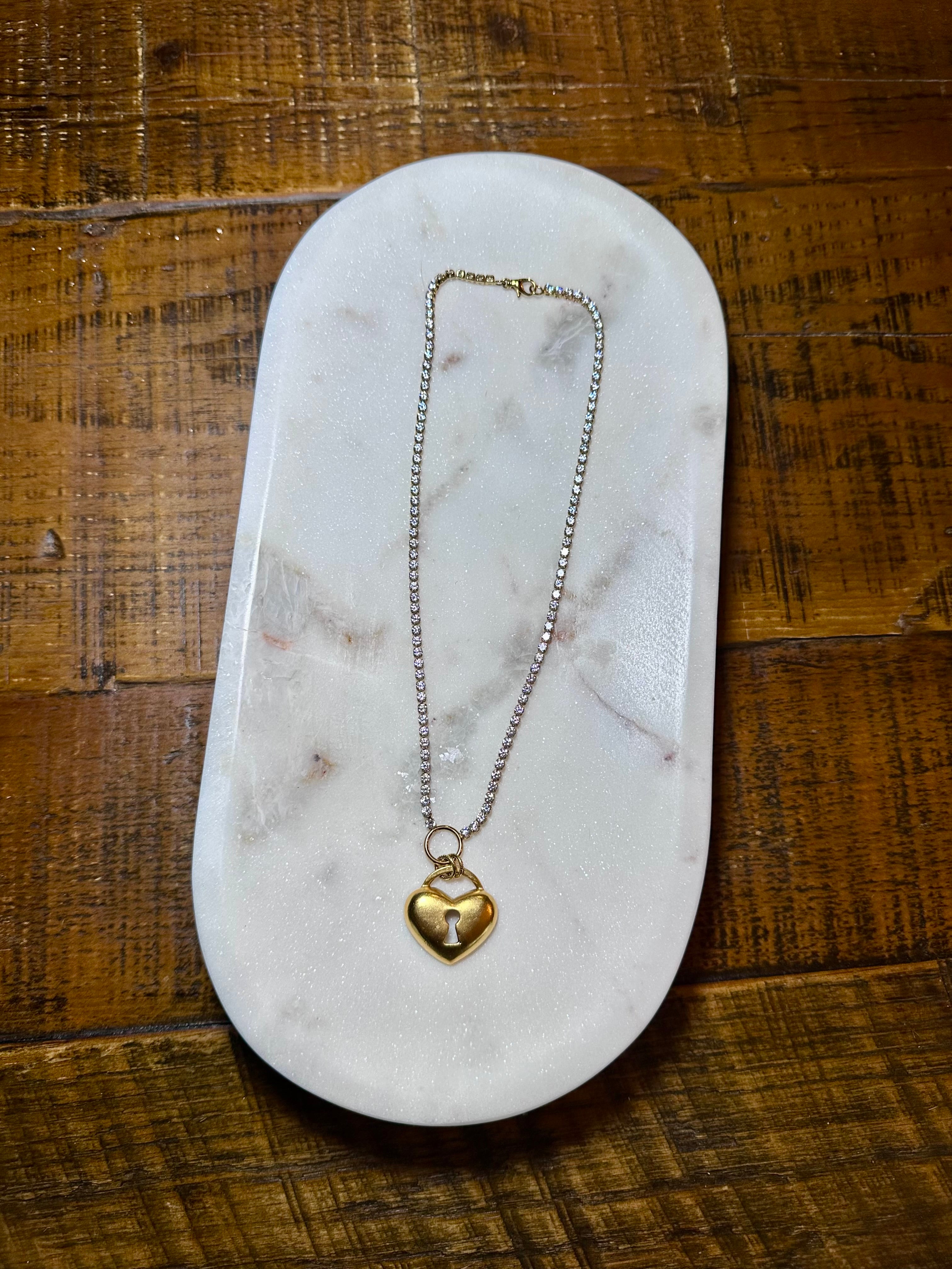 Lockstep Heart Necklace