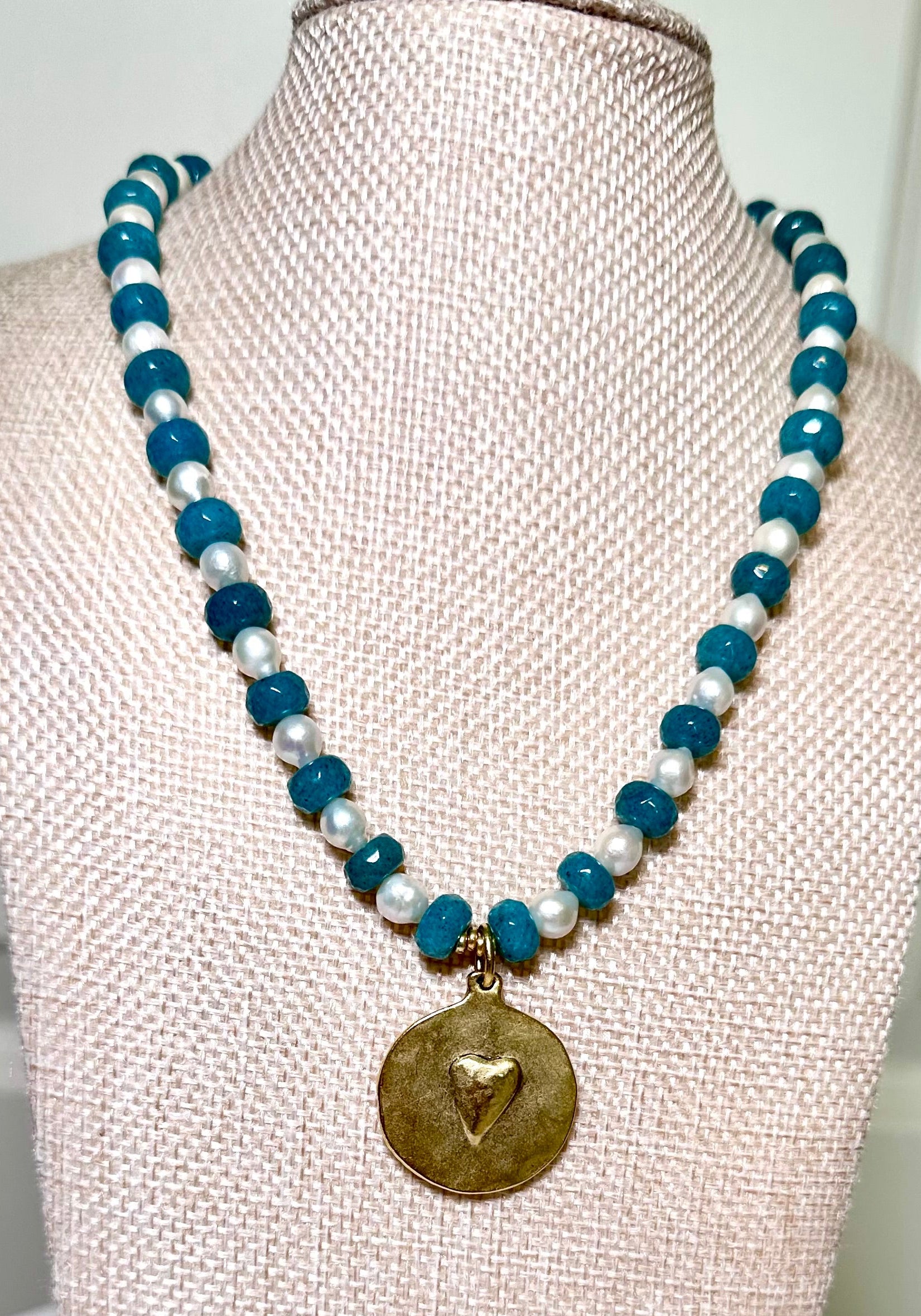 Cross my Heart Reversible Necklace
