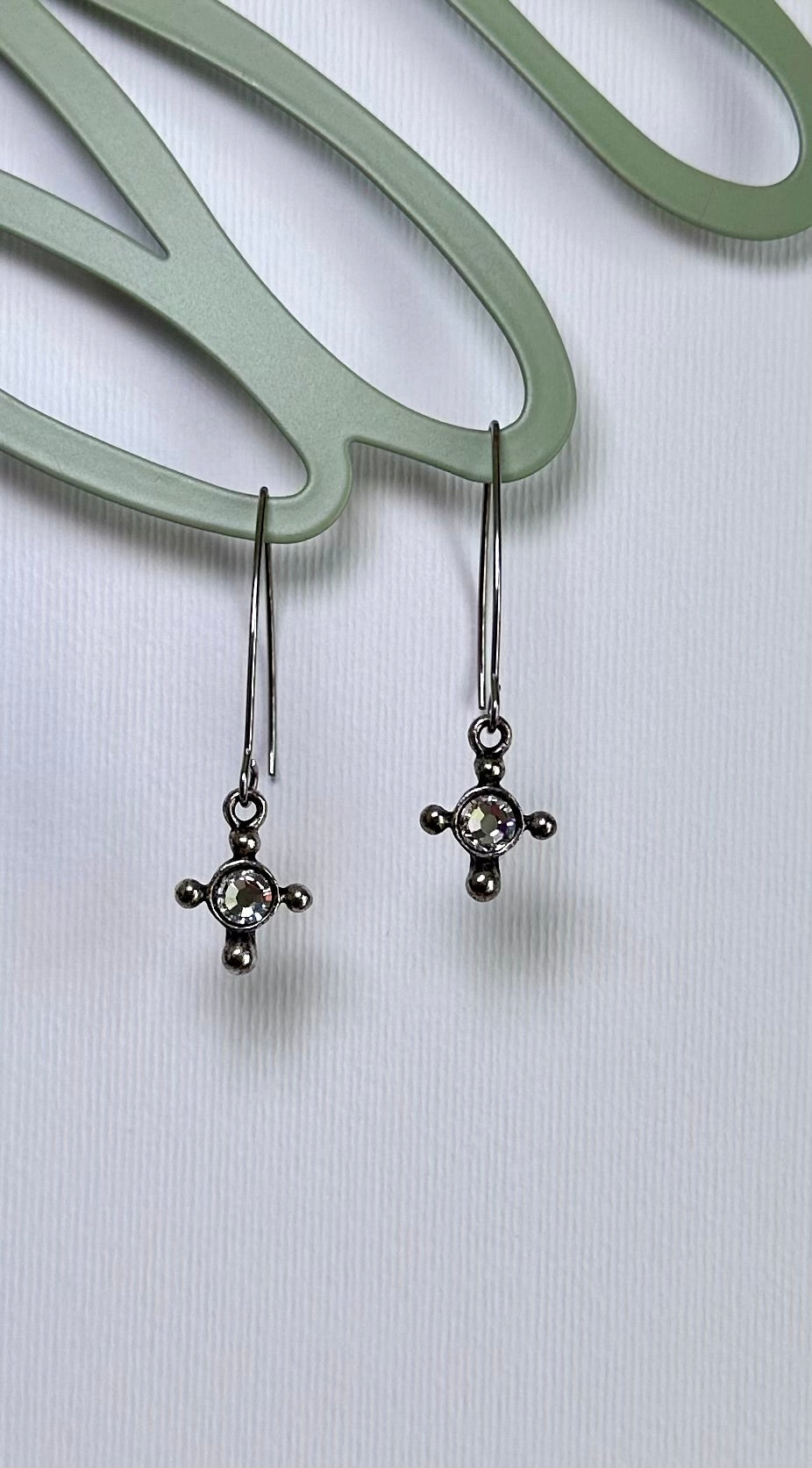 Quiet Faith Cross Earrings