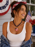 Old Glory Charm Necklace