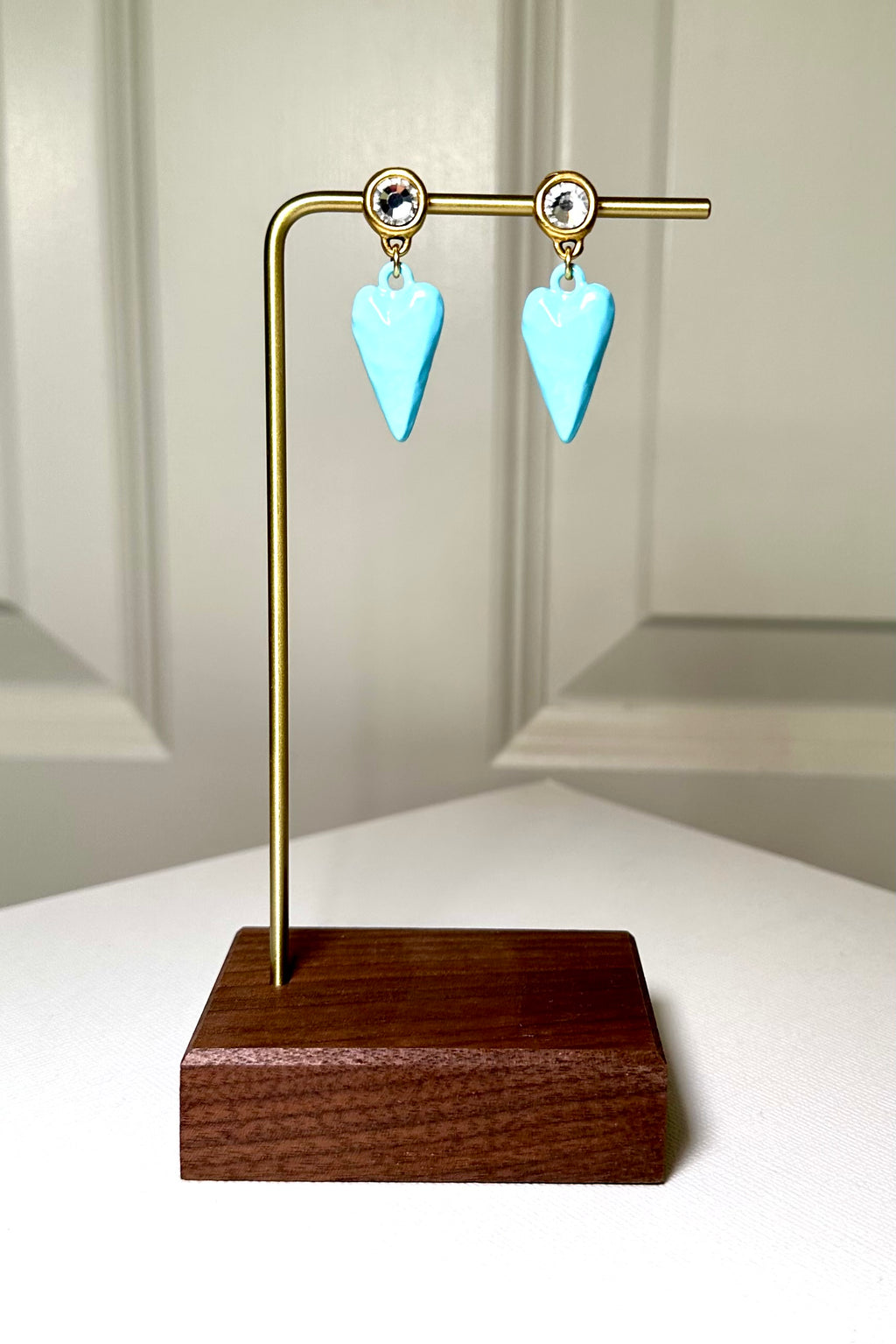 Ocean Whisper Heart Earrings