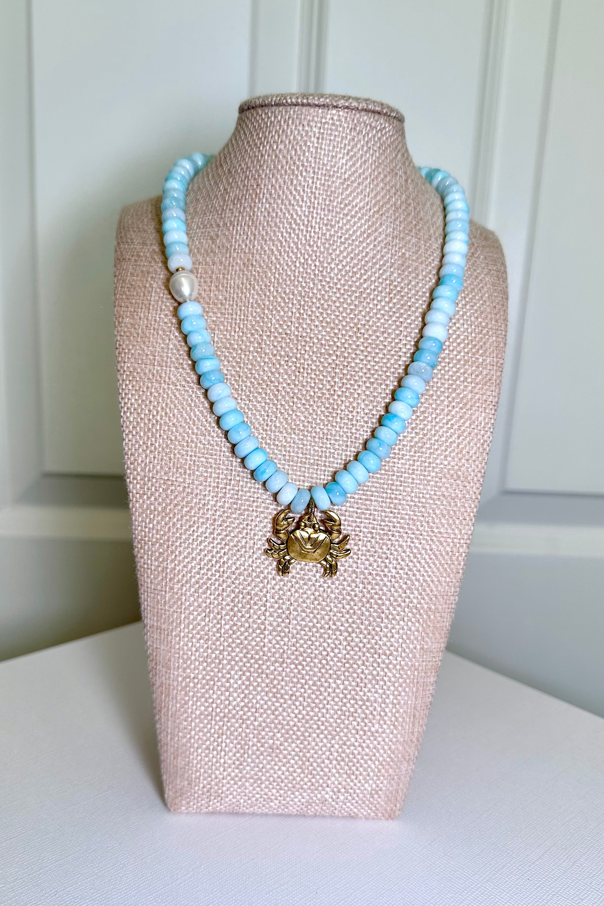 Seabreeze Crab Necklace