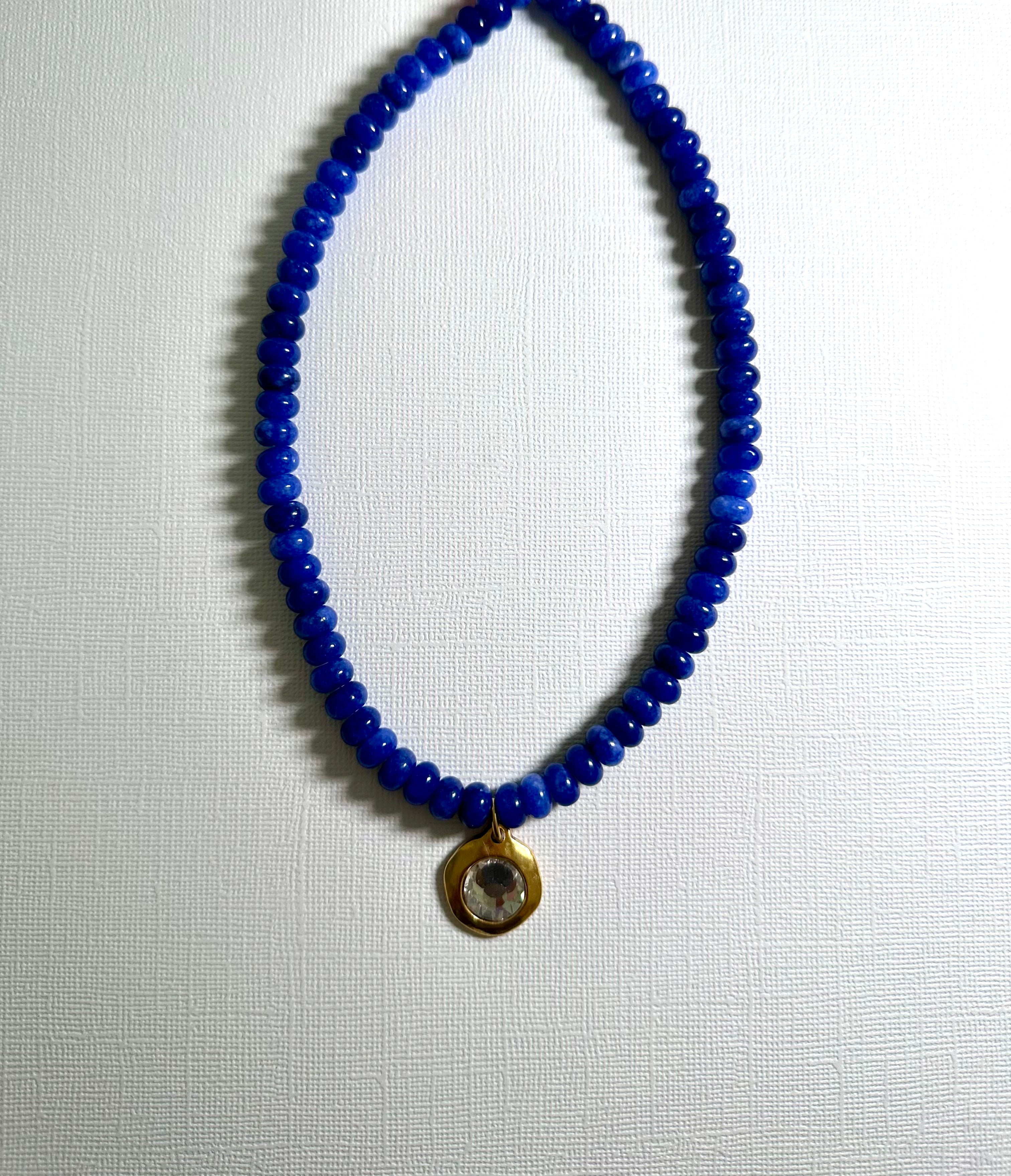 Sapphire Glimmer Necklace
