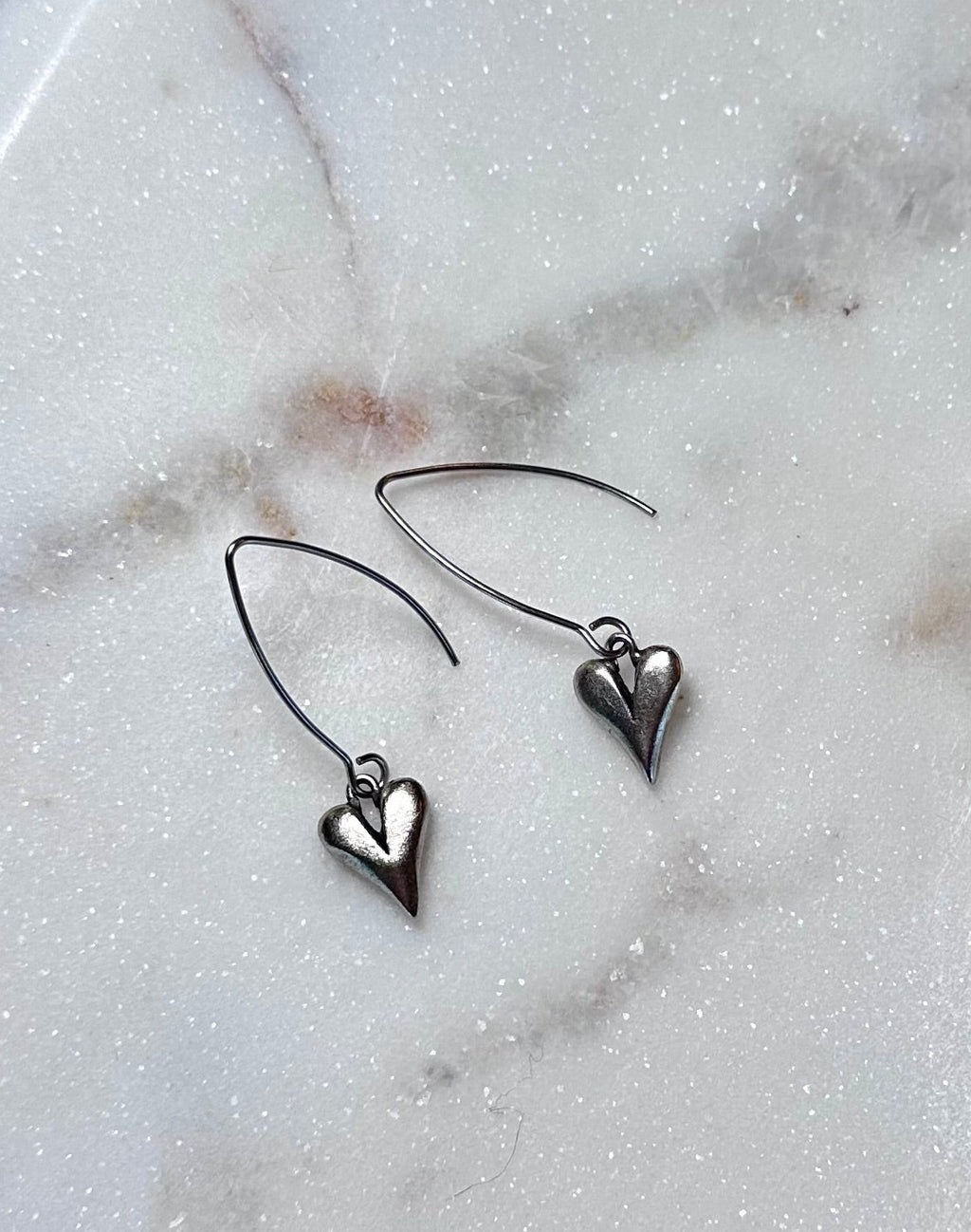 Tenderleaf Heart Drops Earrings