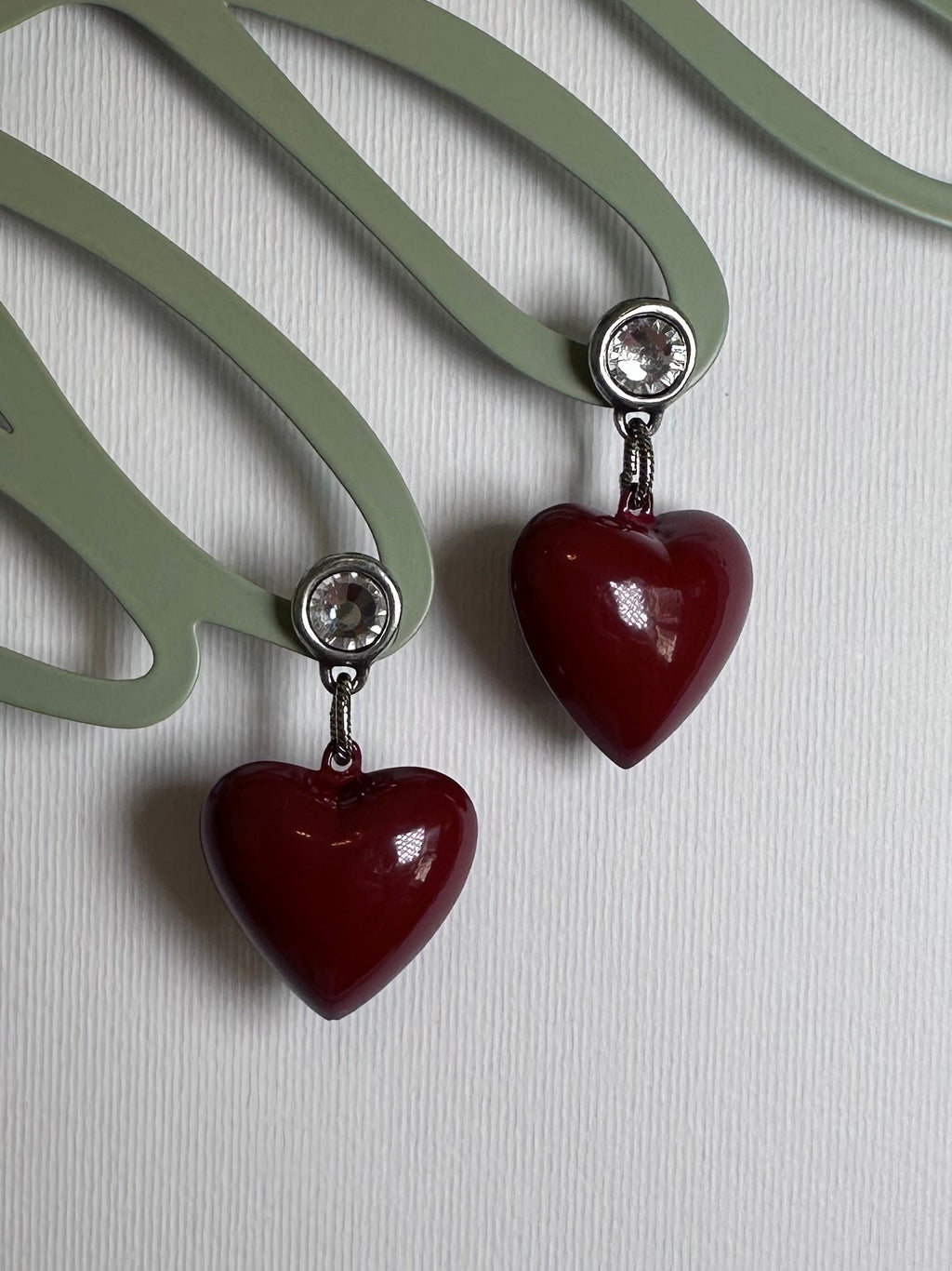 Love Letters Heart Drop Earrings