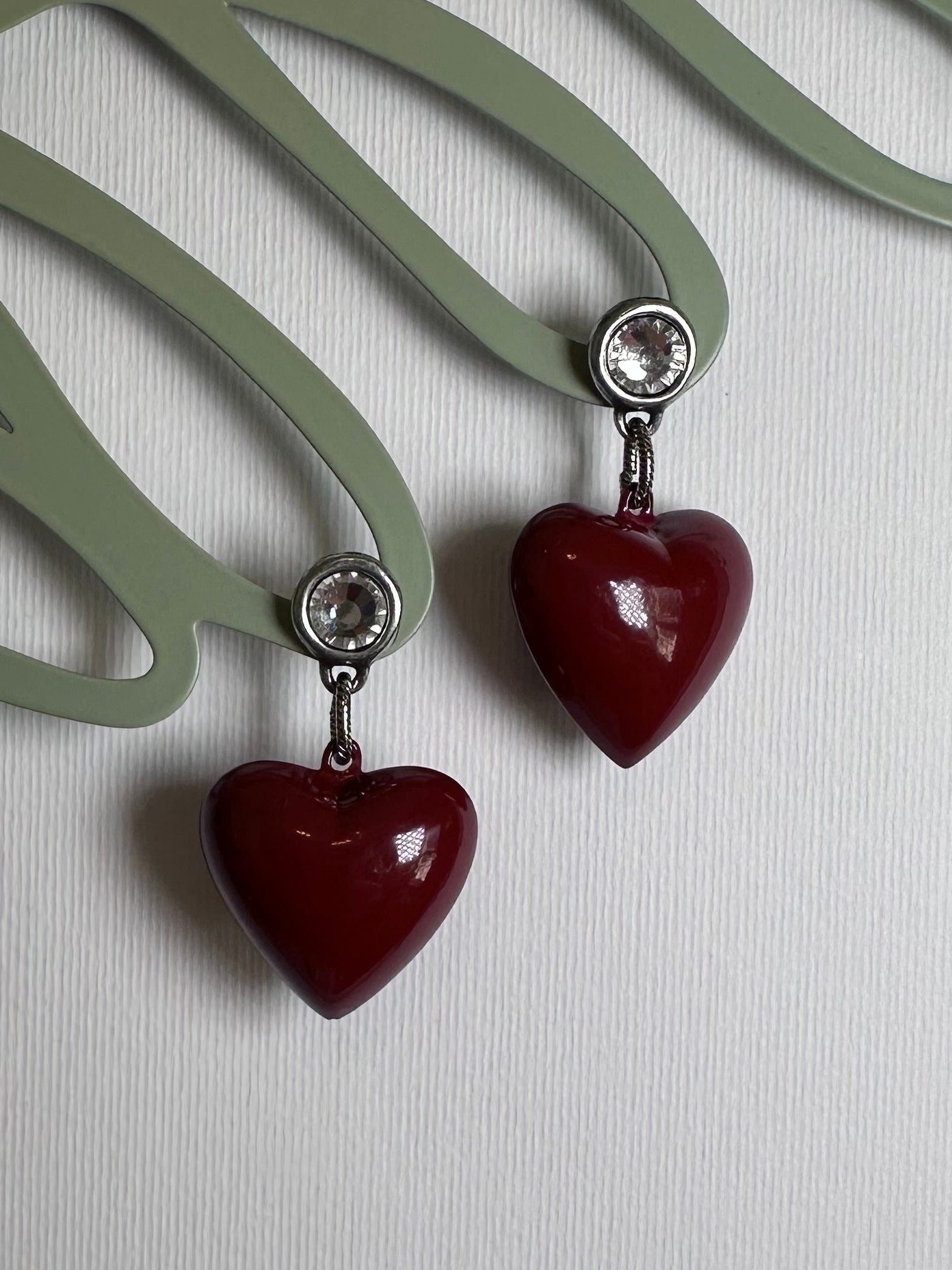 Love Letters Heart Drop Earrings