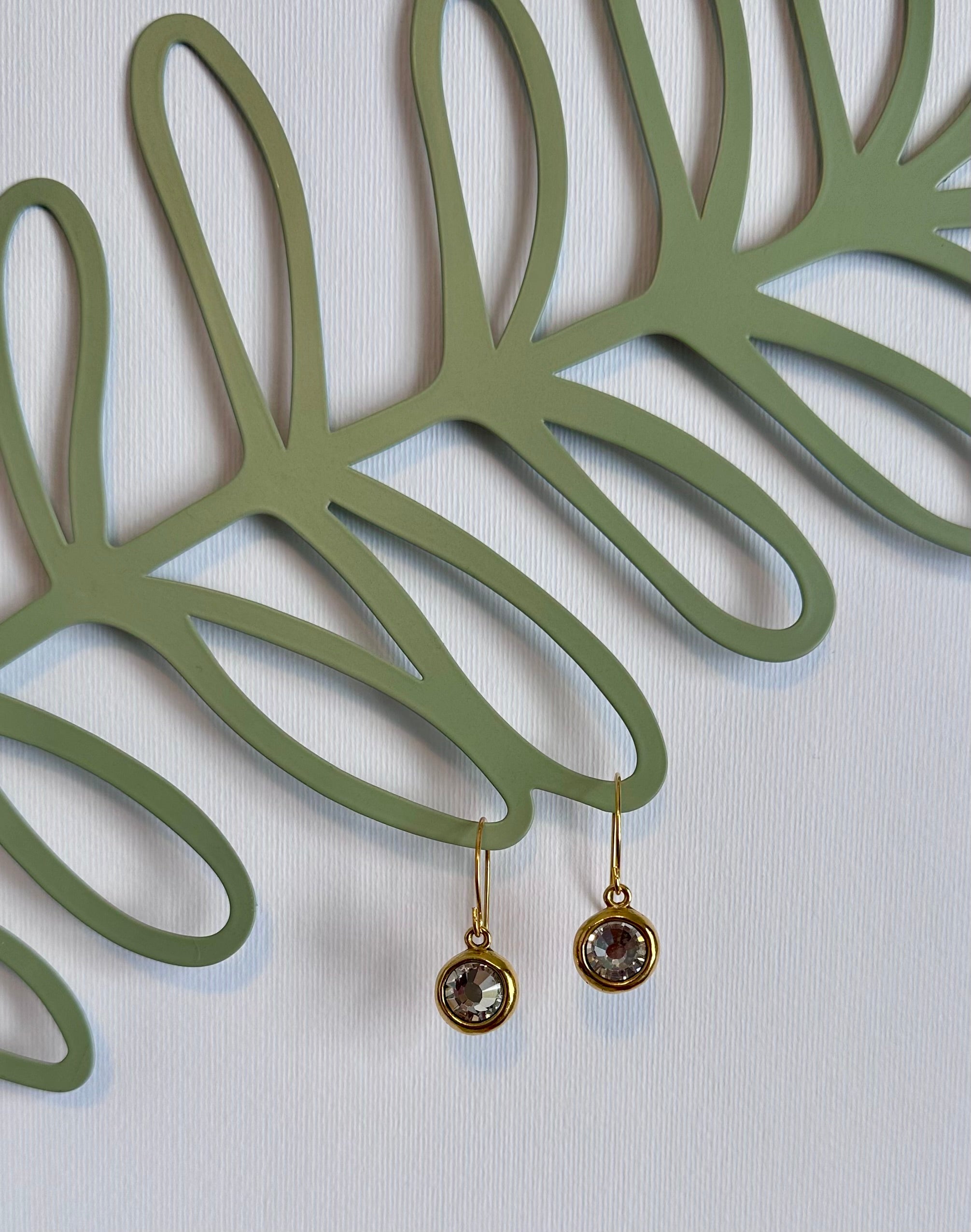 Golden Glow Drop Earrings