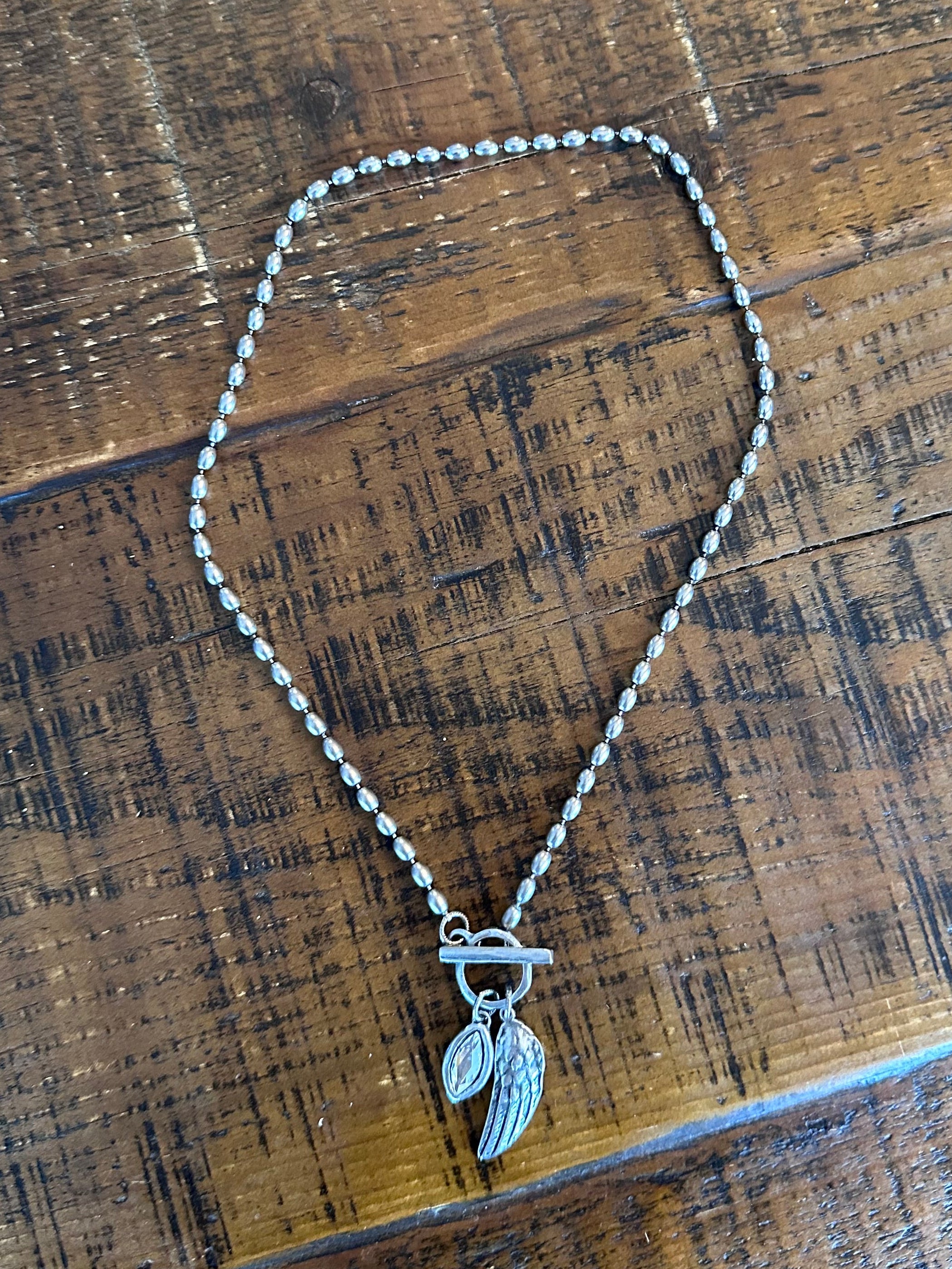 Guardian Angel Toggle Necklace