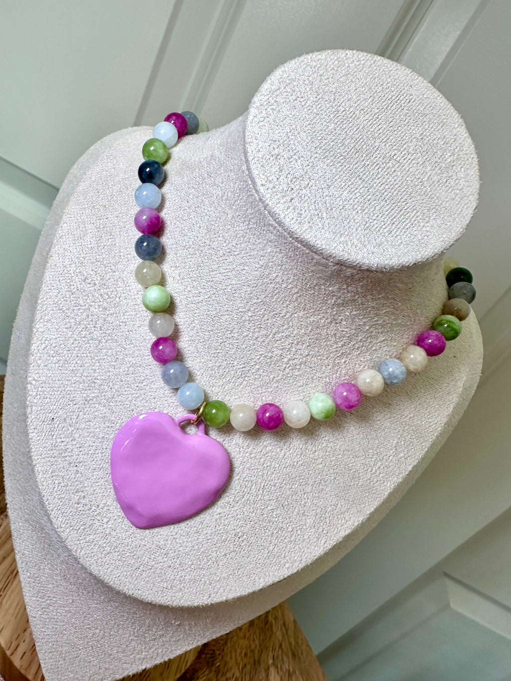 Wildflower Heart Necklace