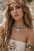 Blue Skies Heart Necklace