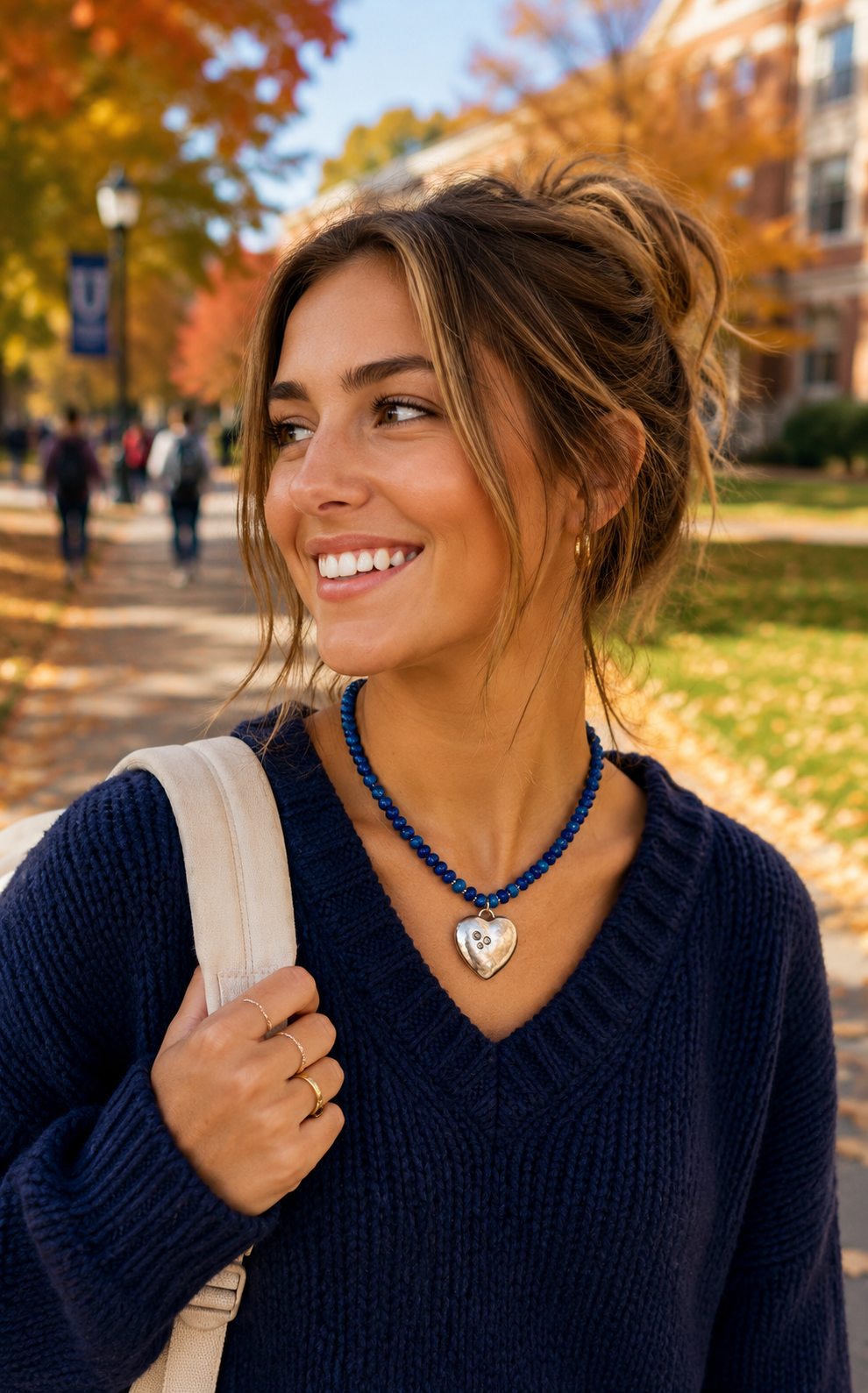 Midnight Heart Necklace