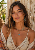 Turquoise Tides Necklace Stack