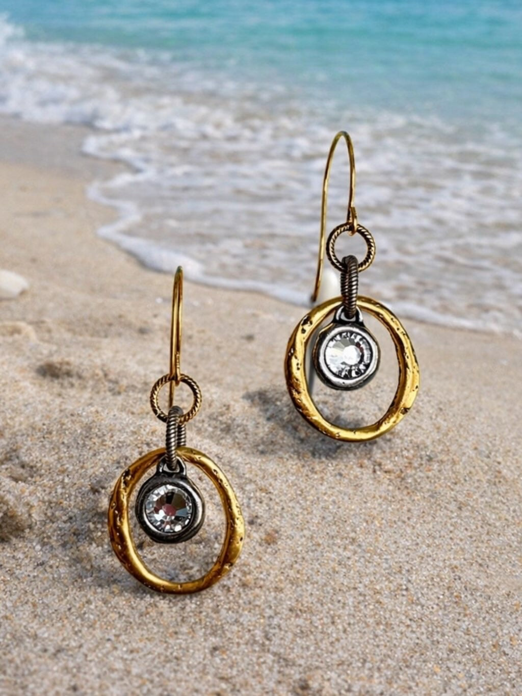 Tidal Halo Earrings