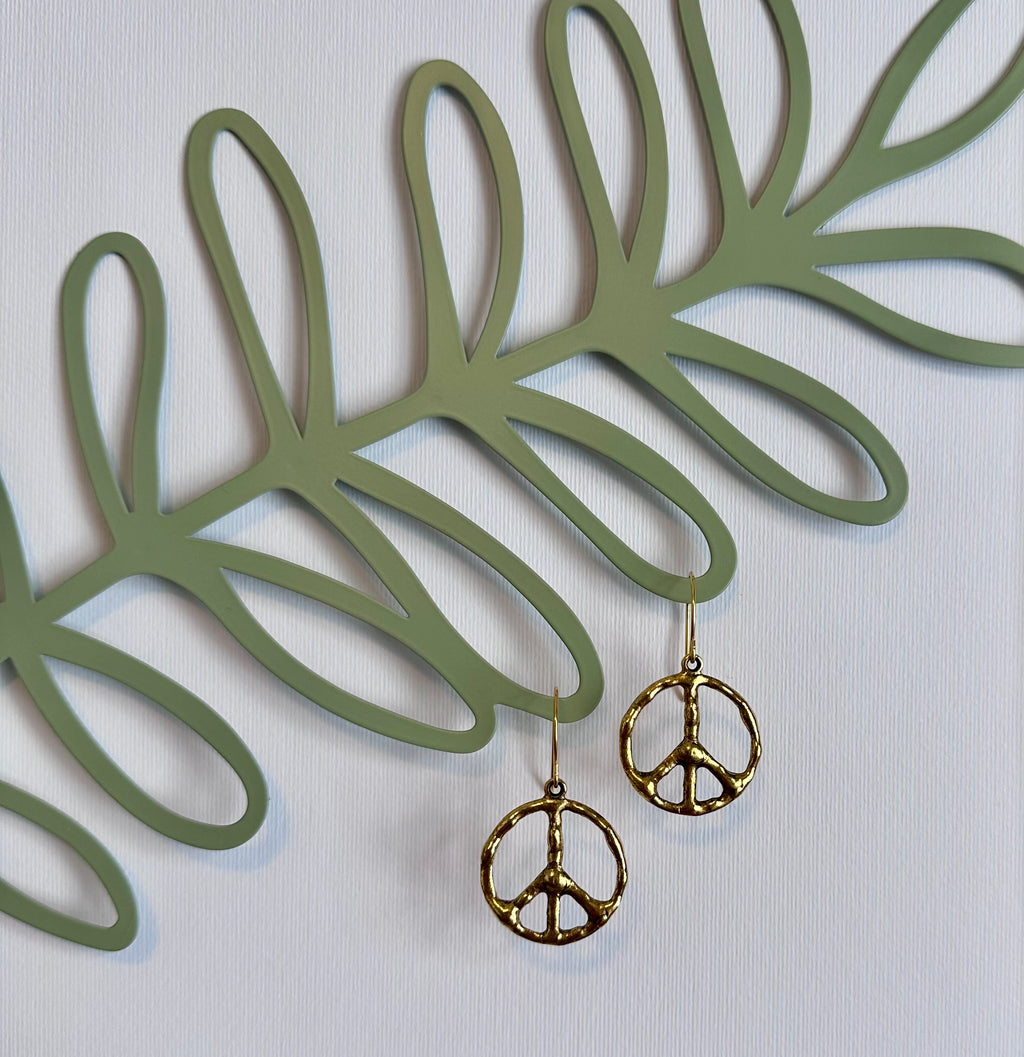 Peace Sign Earrings