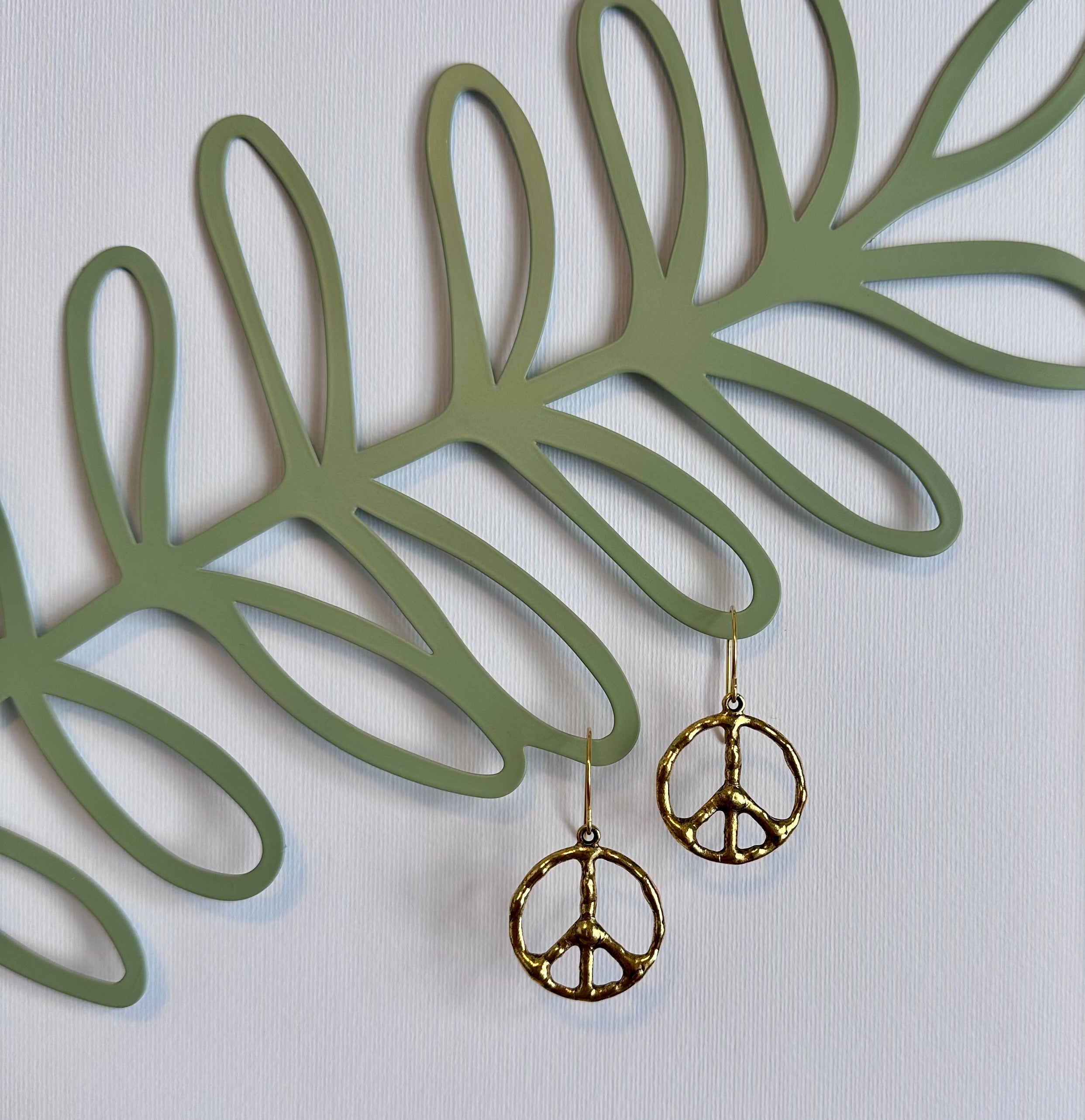 Peace Sign Earrings