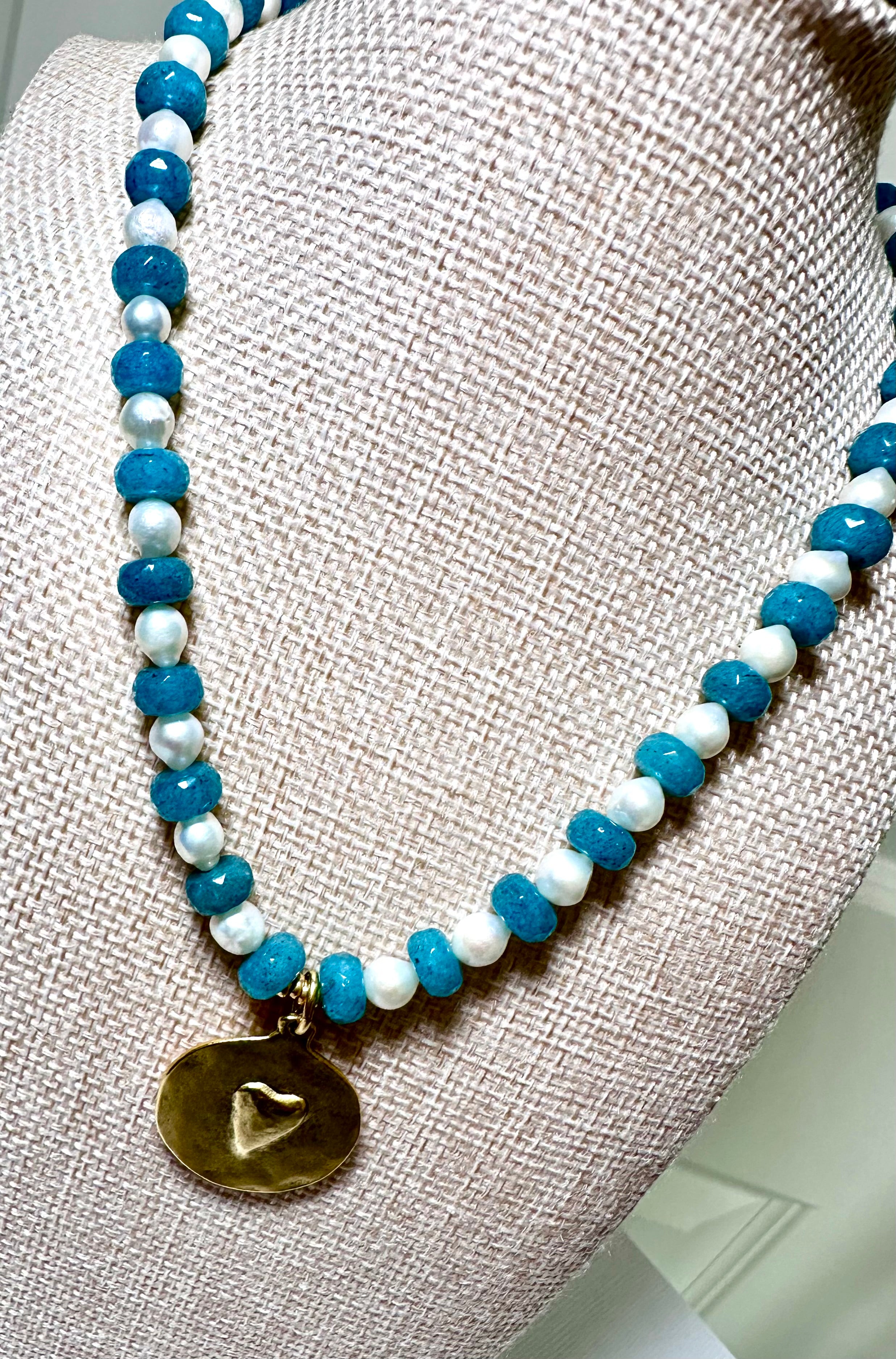 Cross my Heart Reversible Necklace