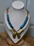 Azure Monarch Necklace