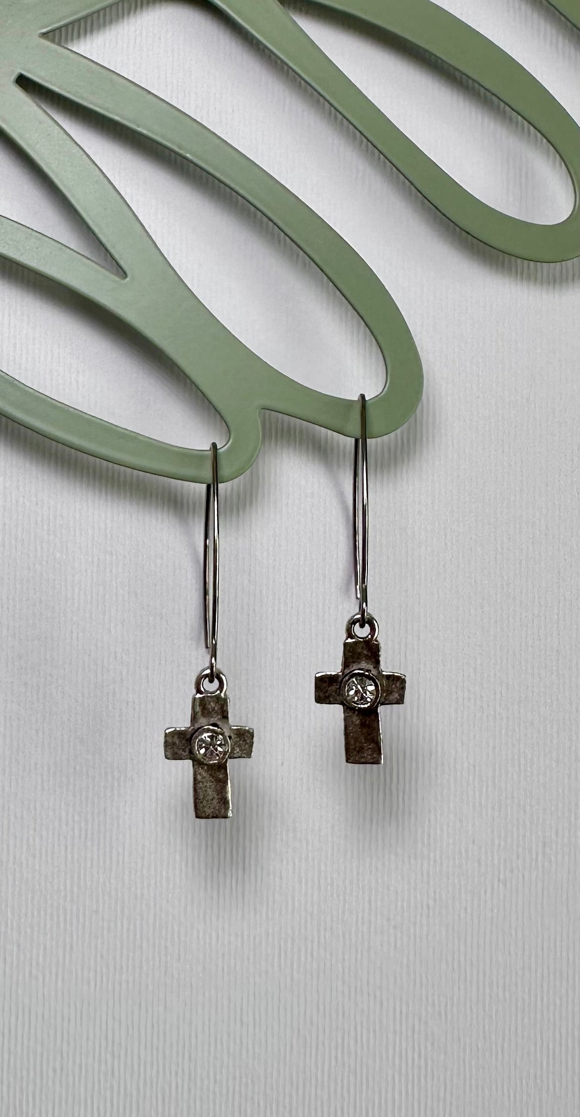 Heirloom Cross Earrings