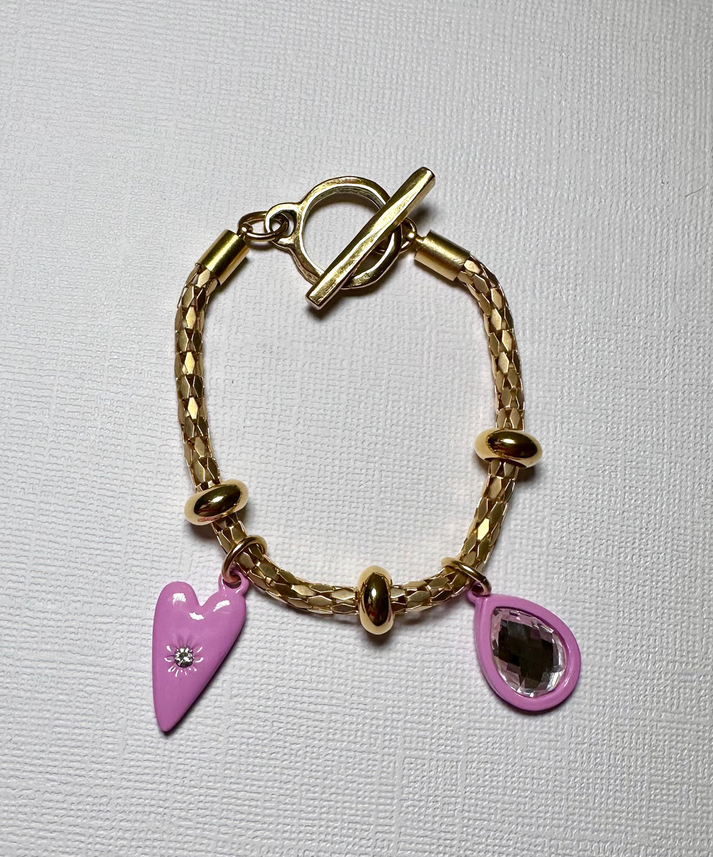 Heart of Hope Charm Bracelet